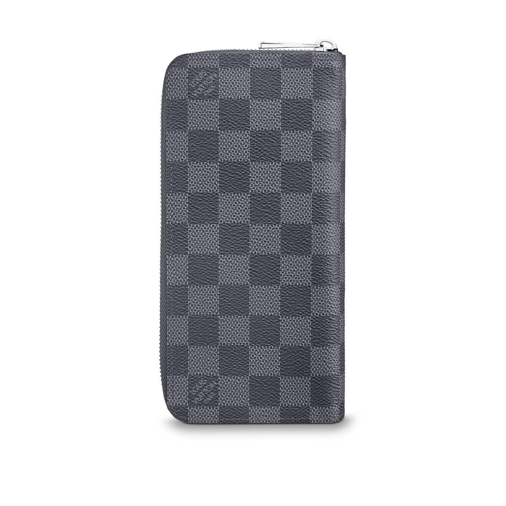 Zippy Wallet Vertical Damier Graphite Canvas N63095
