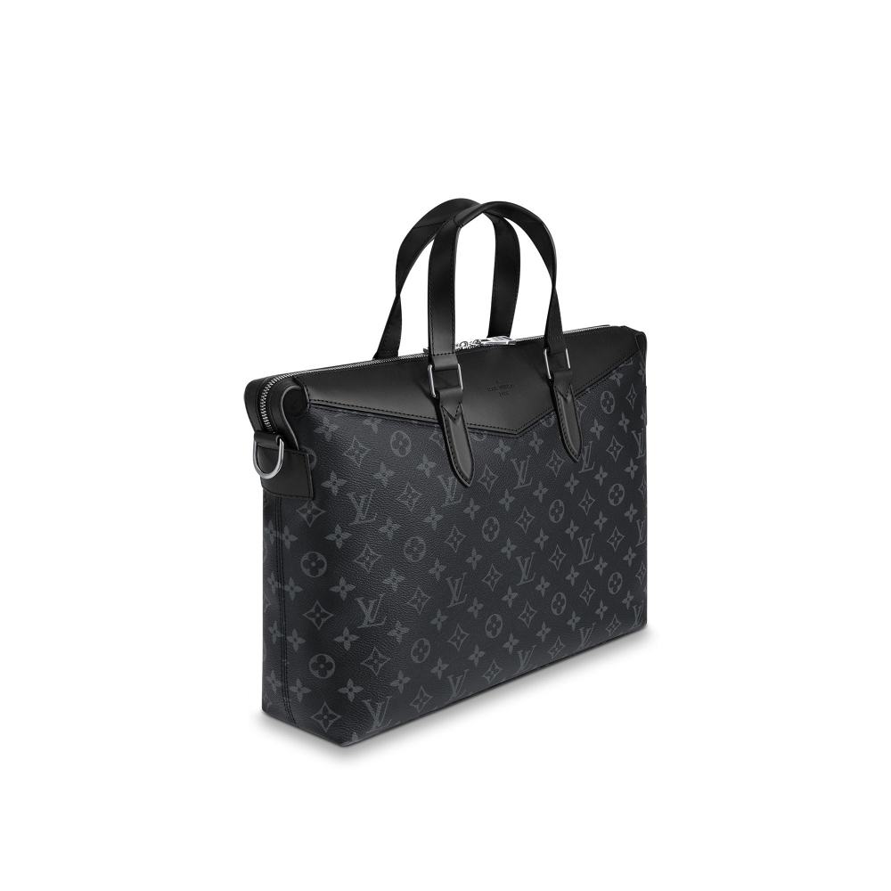Briefcase Explorer Monogram Eclipse Canvas M40566