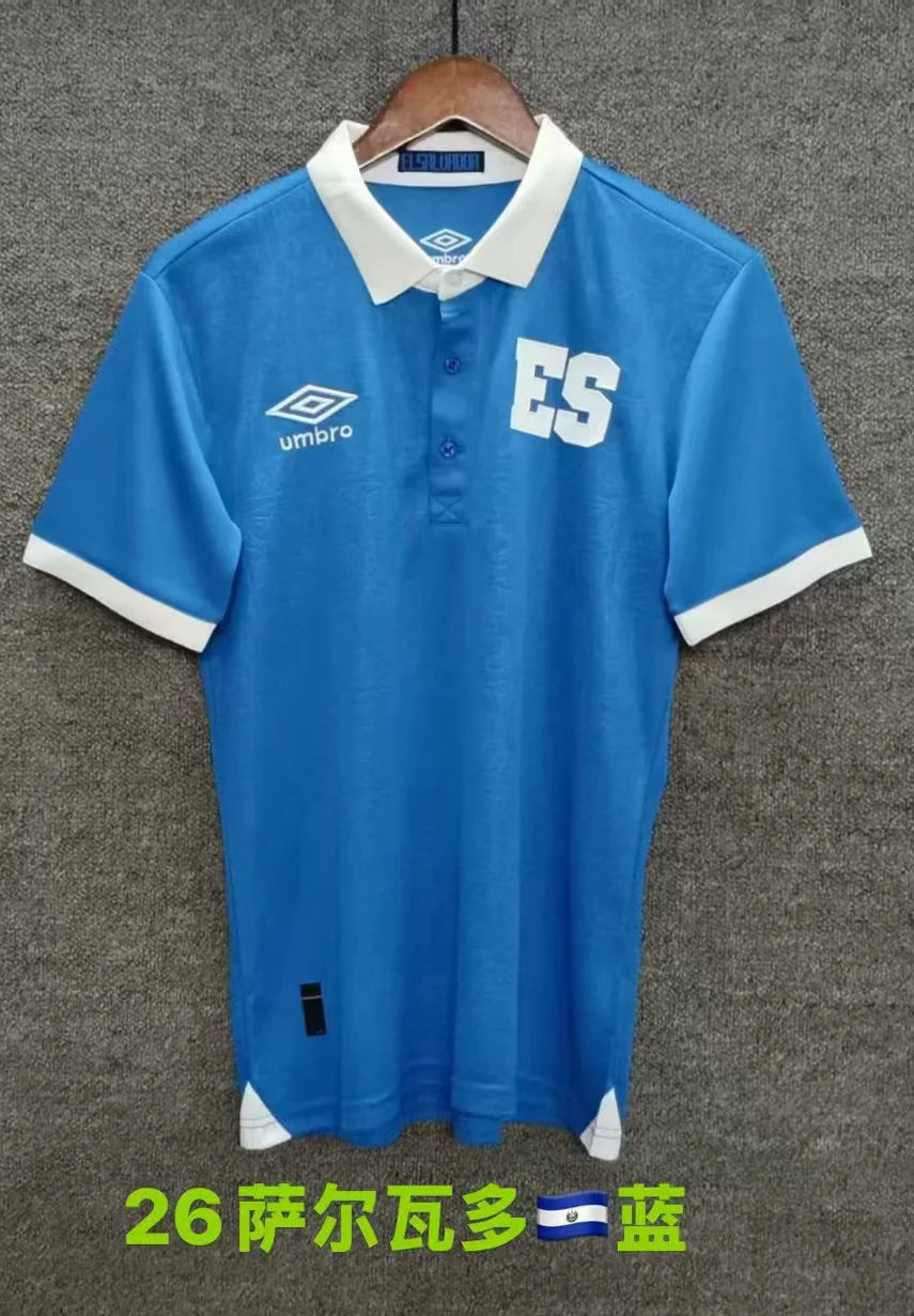 2026 EI Salvador Home Blue Soccer Jersey 1:1 Thai Quality