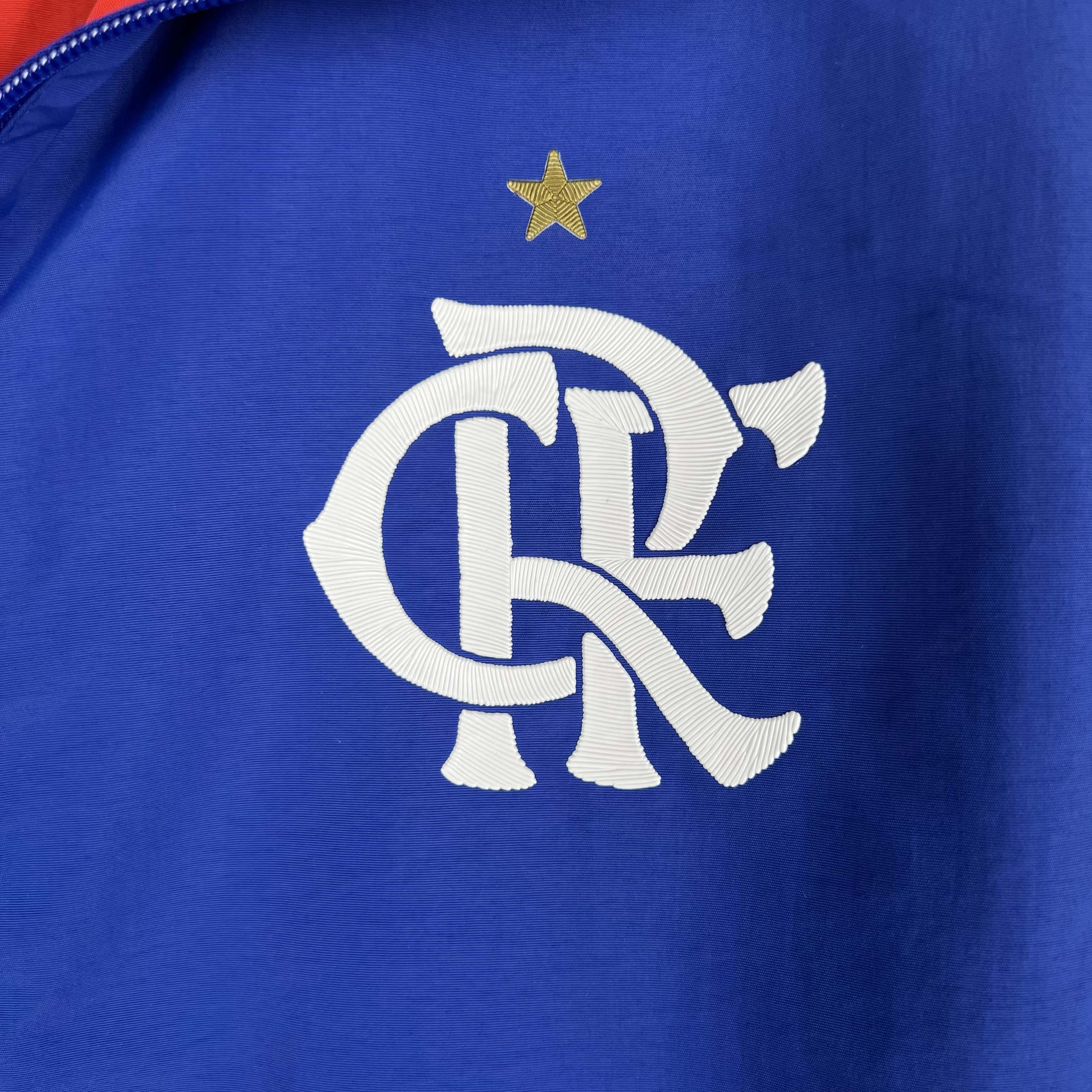 2023-2024 Flamengo CasuaI Reversible Windbreaker(Blue-red)Soccer Jersey 1:1 Thai Quality