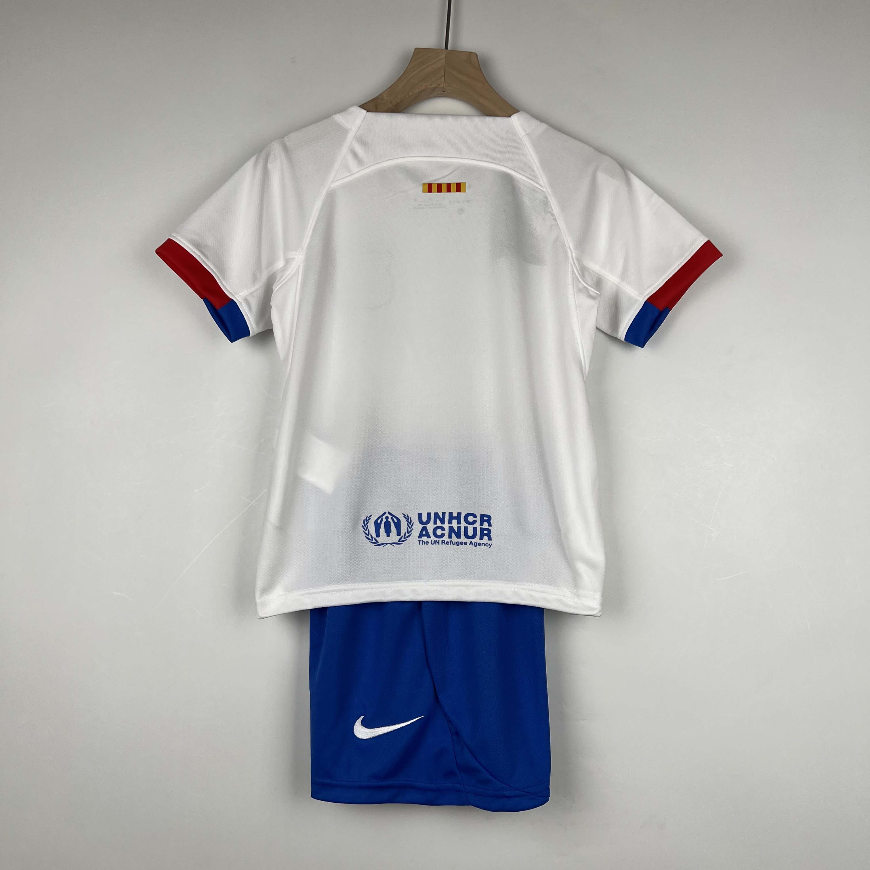 2023/2024 Barcelona Away Football Shirt 1:1 Thai Quality Kids Size