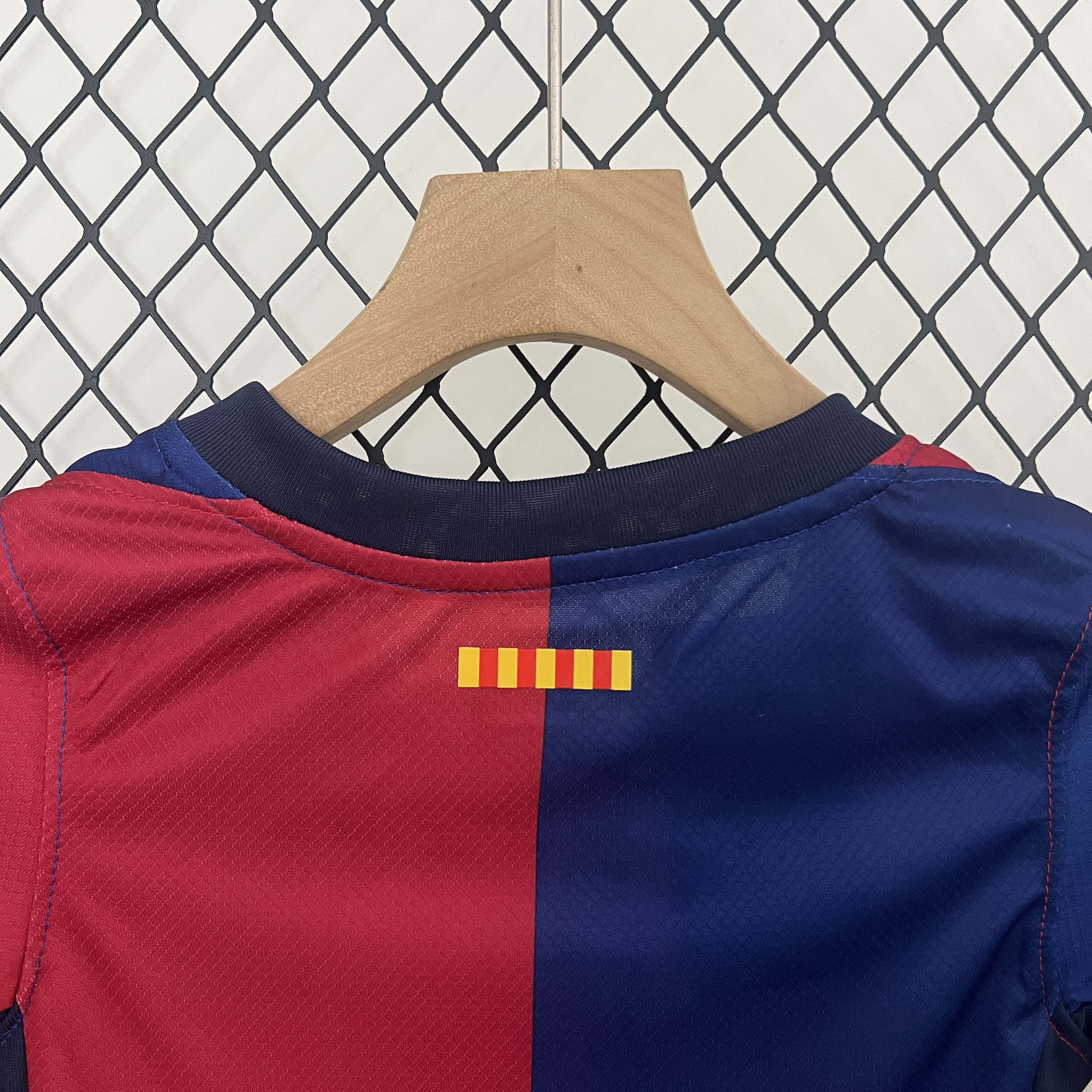 2024/2025 Barcelona Home Football Shirt 1:1 Thai Quality Kids Size