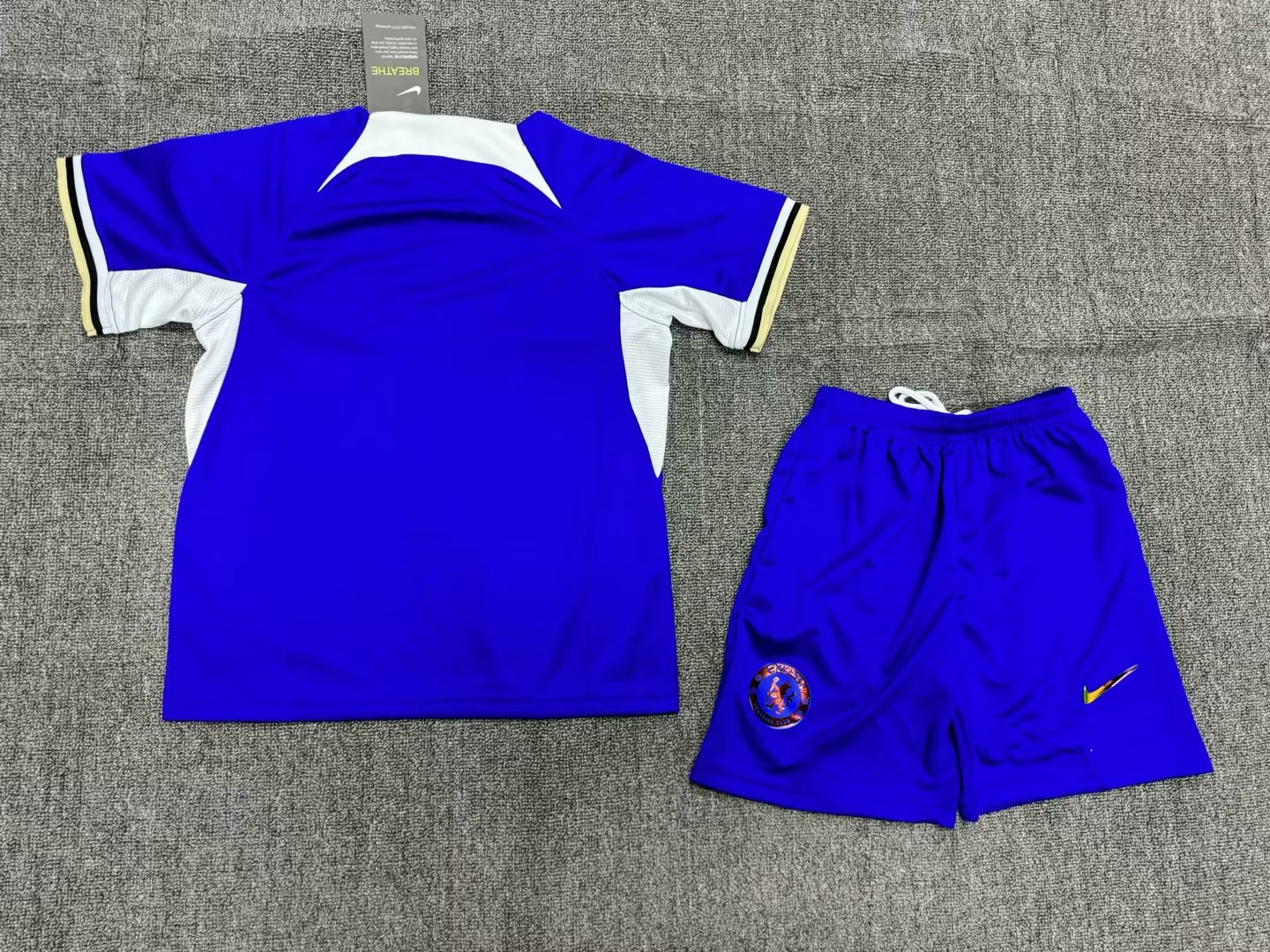 2023/2024 Chelsea Home Football Jersey Kids Size (Have sponsors)