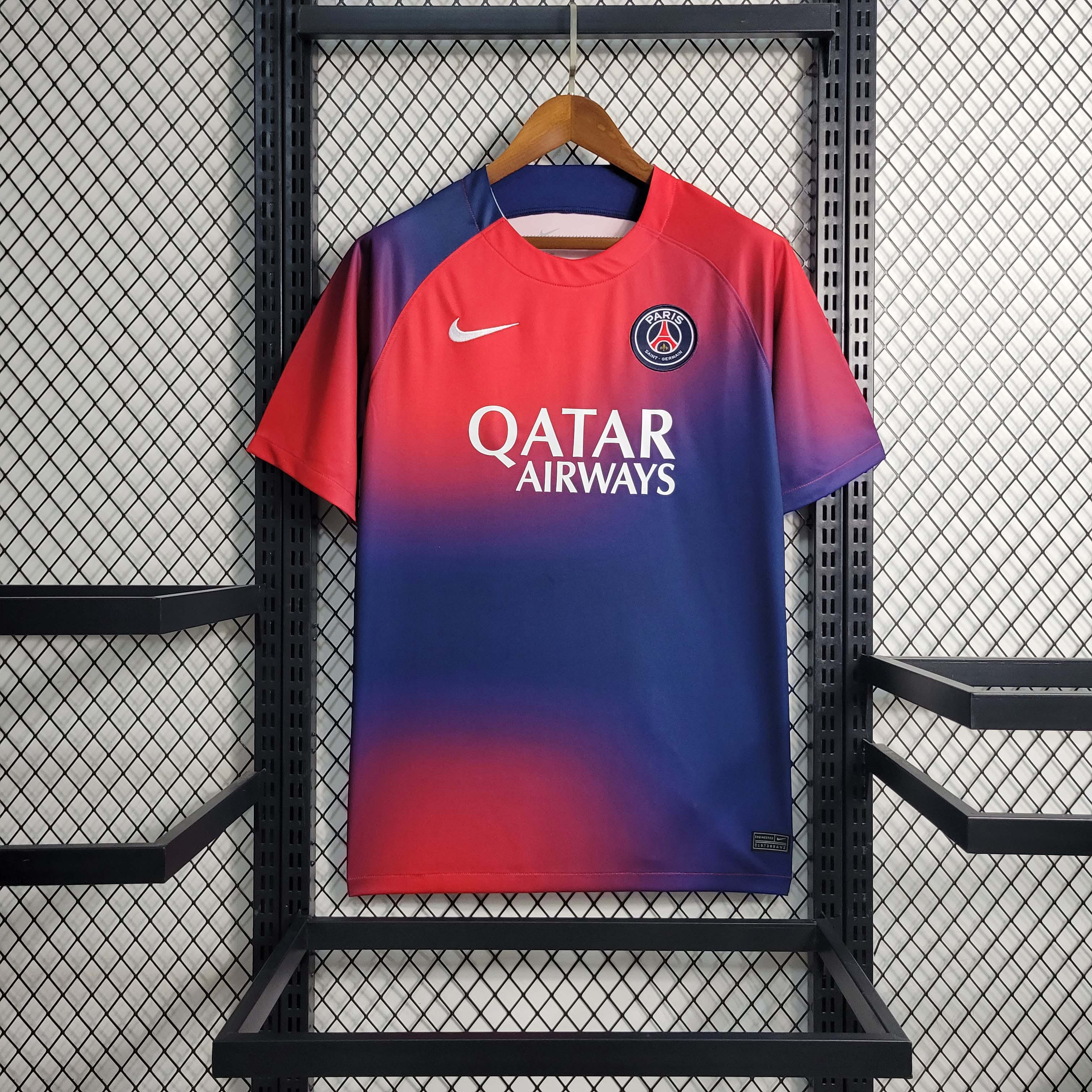 2023/2024 Paris Saint-Germain Red-Blue Training Kit