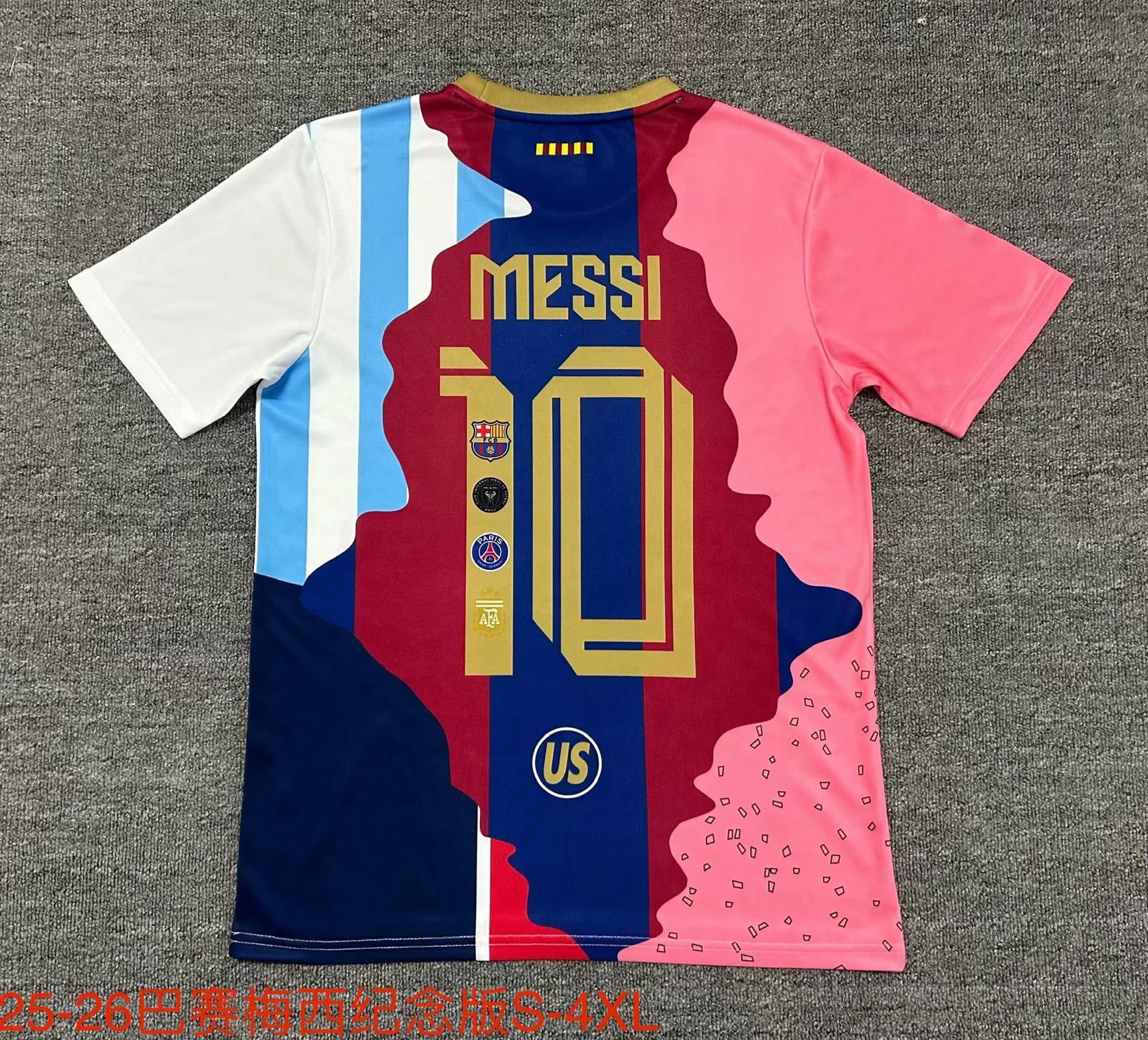 2025/2026 Barcelona Messi Commemorate Version Soccer Jersey 1:1 Thai Quality