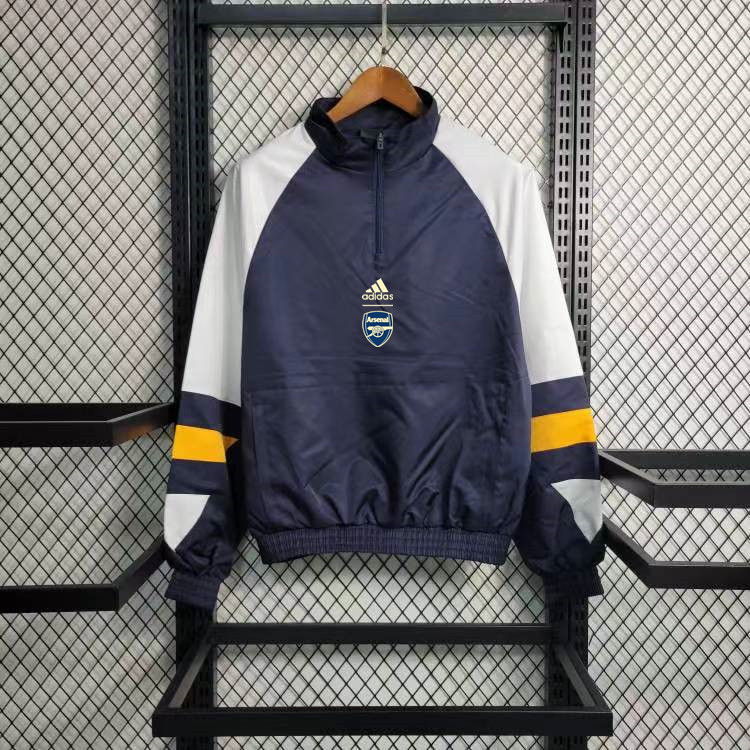 2023 Arsenal CasuaI Windbreaker(Navy-blue)Soccer Jersey 1:1 Thai Quality