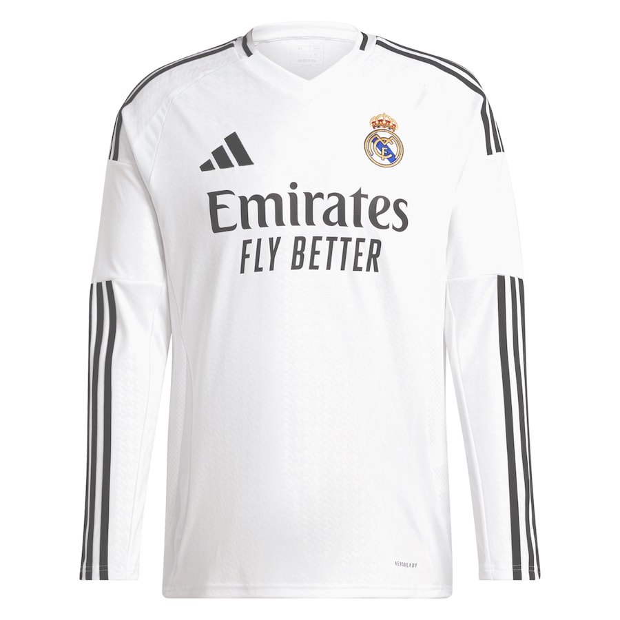 Real Madrid_2024_25_Home Long Sleeve Jersey