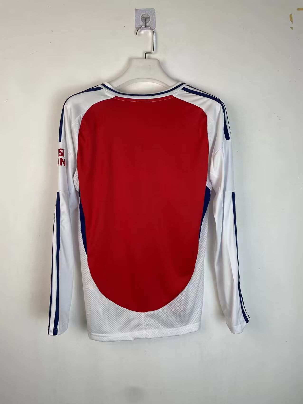 2024/2025 Long Sleeve Arsenal Home Football Shirt 1:1 Thai Quality