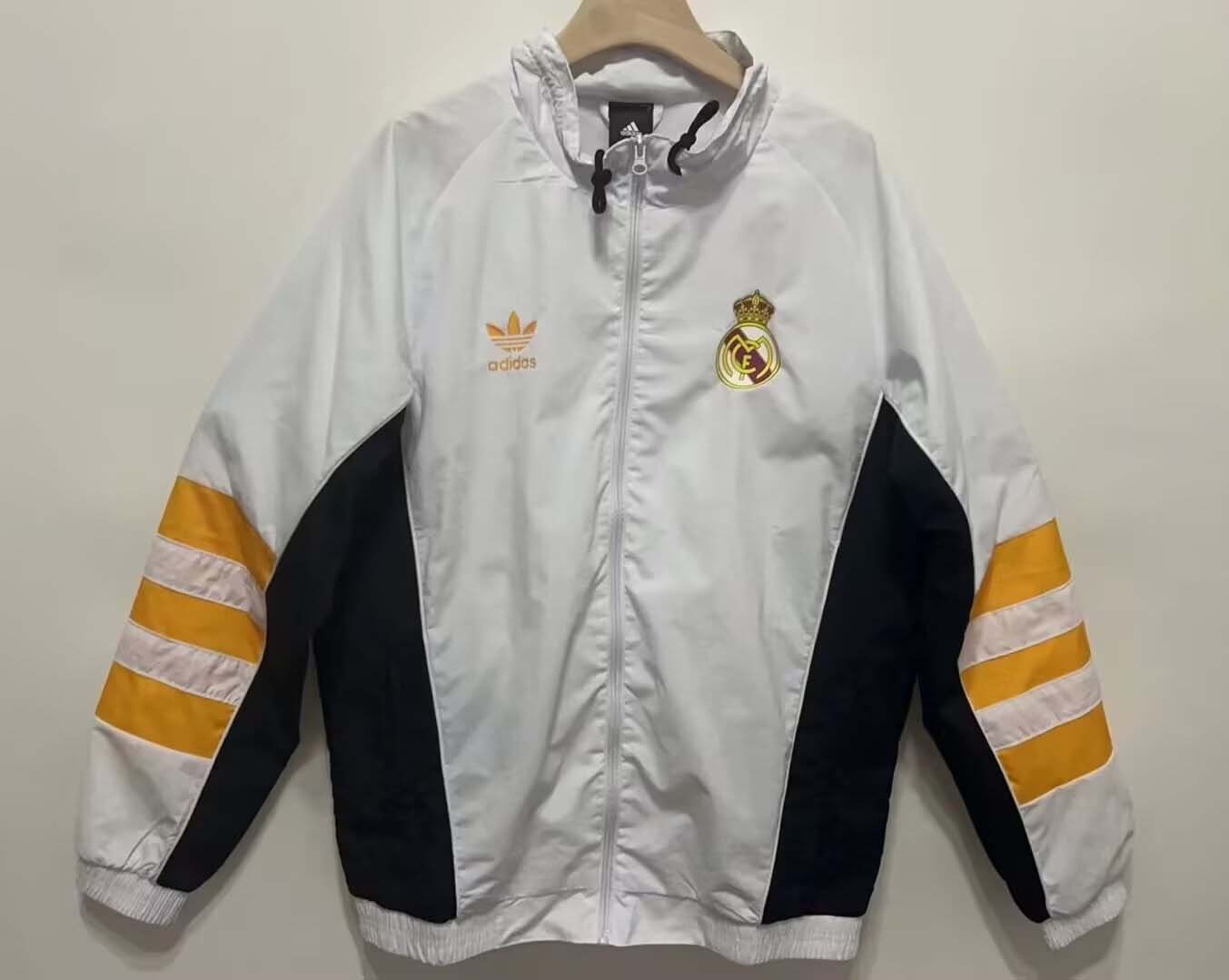 2024/2025 Real Madrid Windbreaker White Soccer Jersey 1:1 Thai Quality