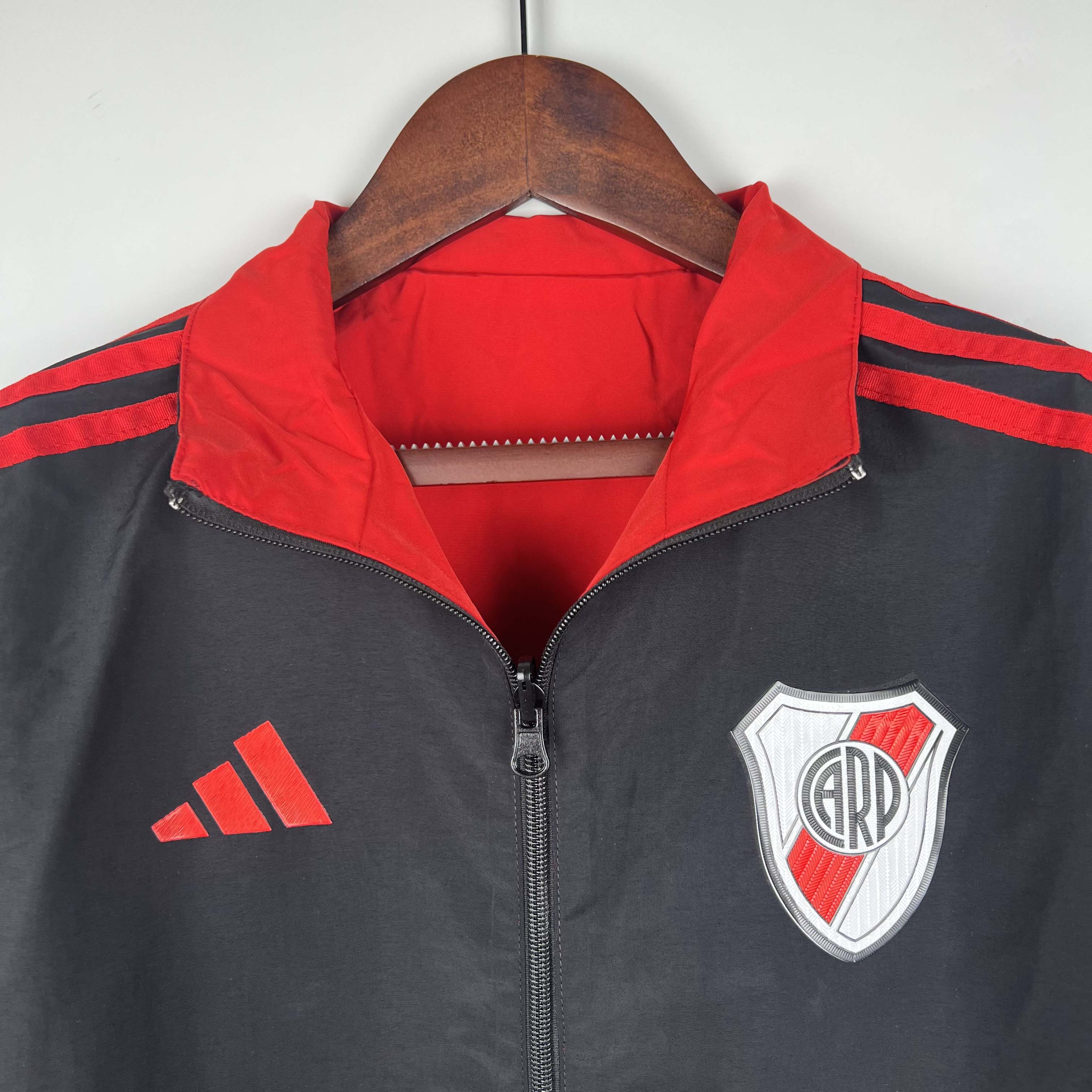 2023/2024 River Plate Jersey Windbreaker black Soccer Jersey 1:1 Thai Quality