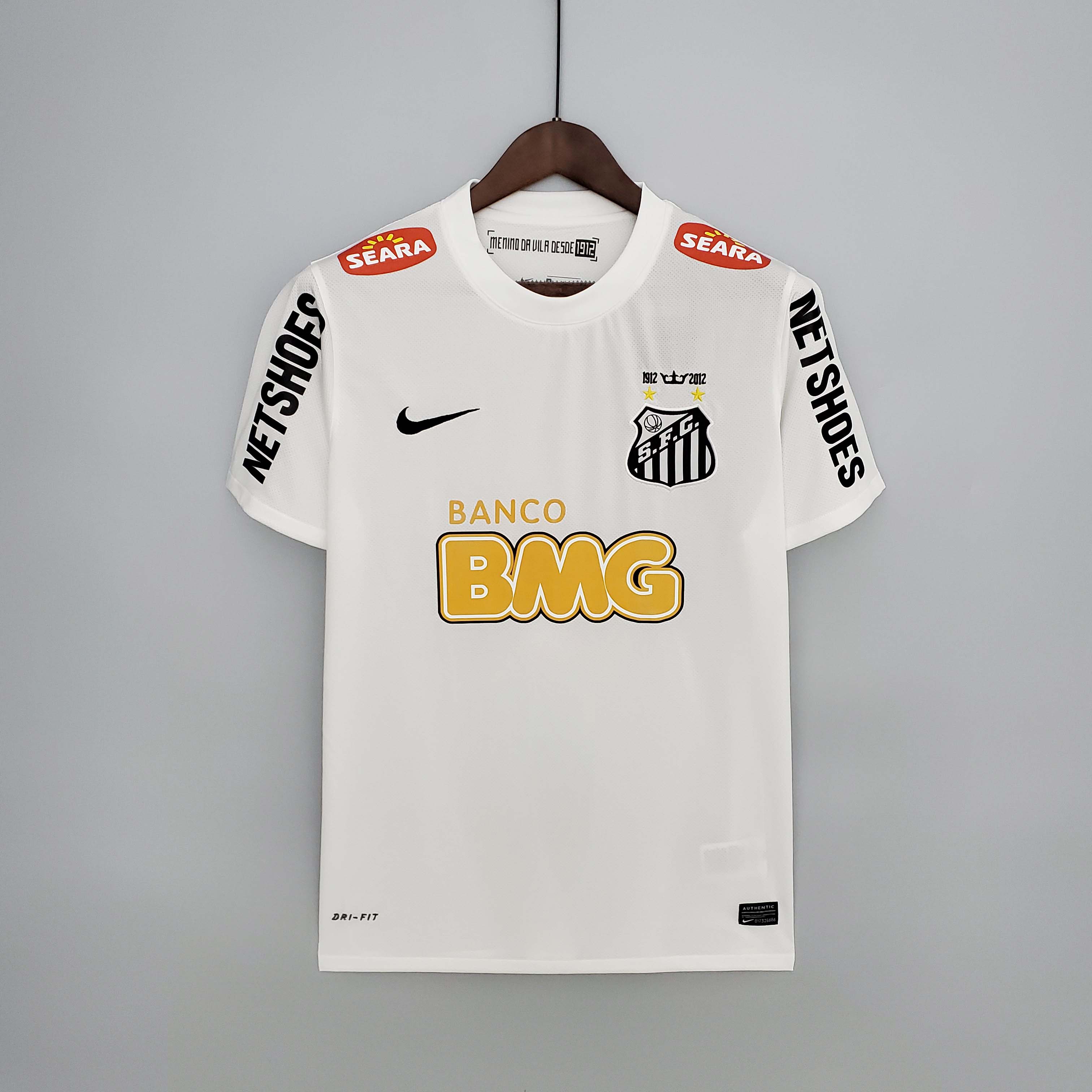 2012 Retro Santos Home Soccer Jersey