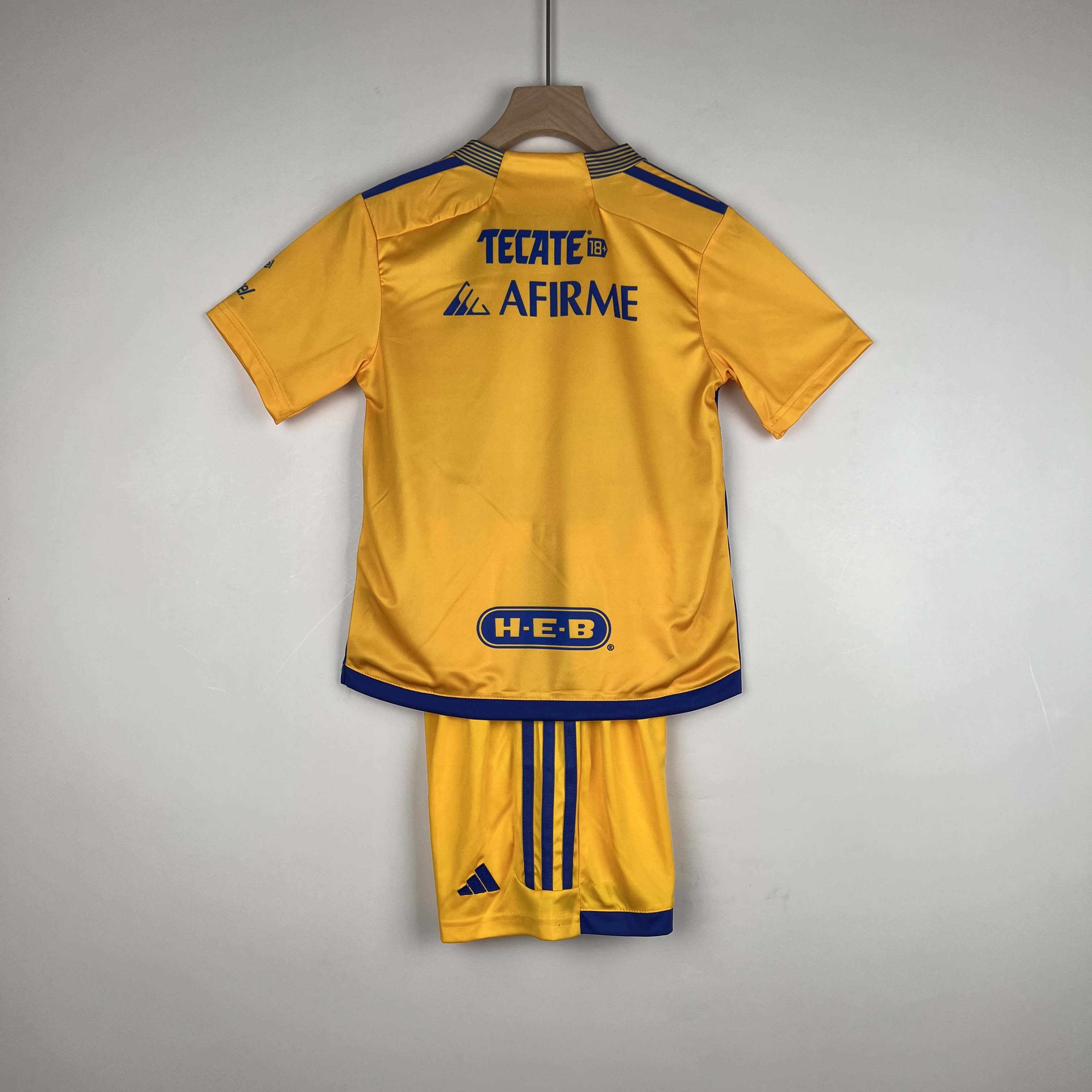 2023/2024 Tigres Home Football Shirt Kids Size