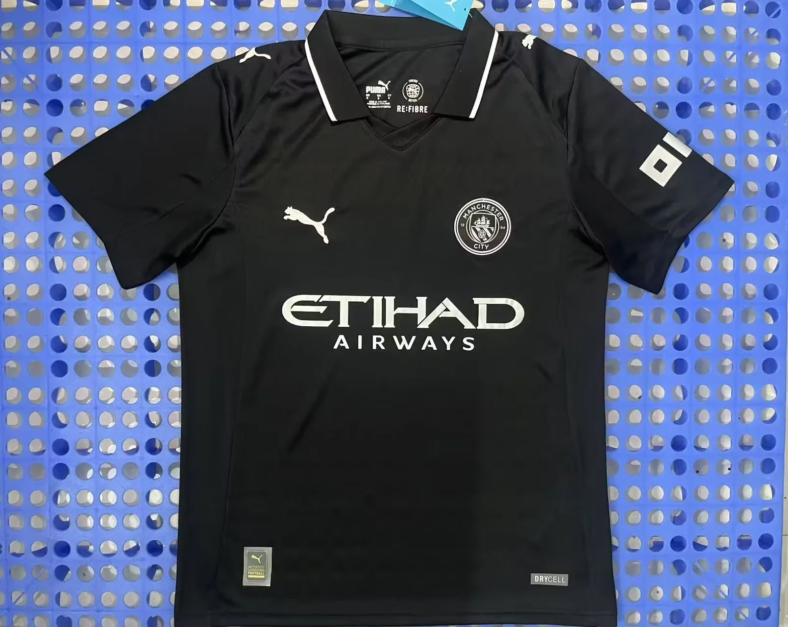 2025 Manchester City third  Black Football Shirt 1:1 Thai Quality