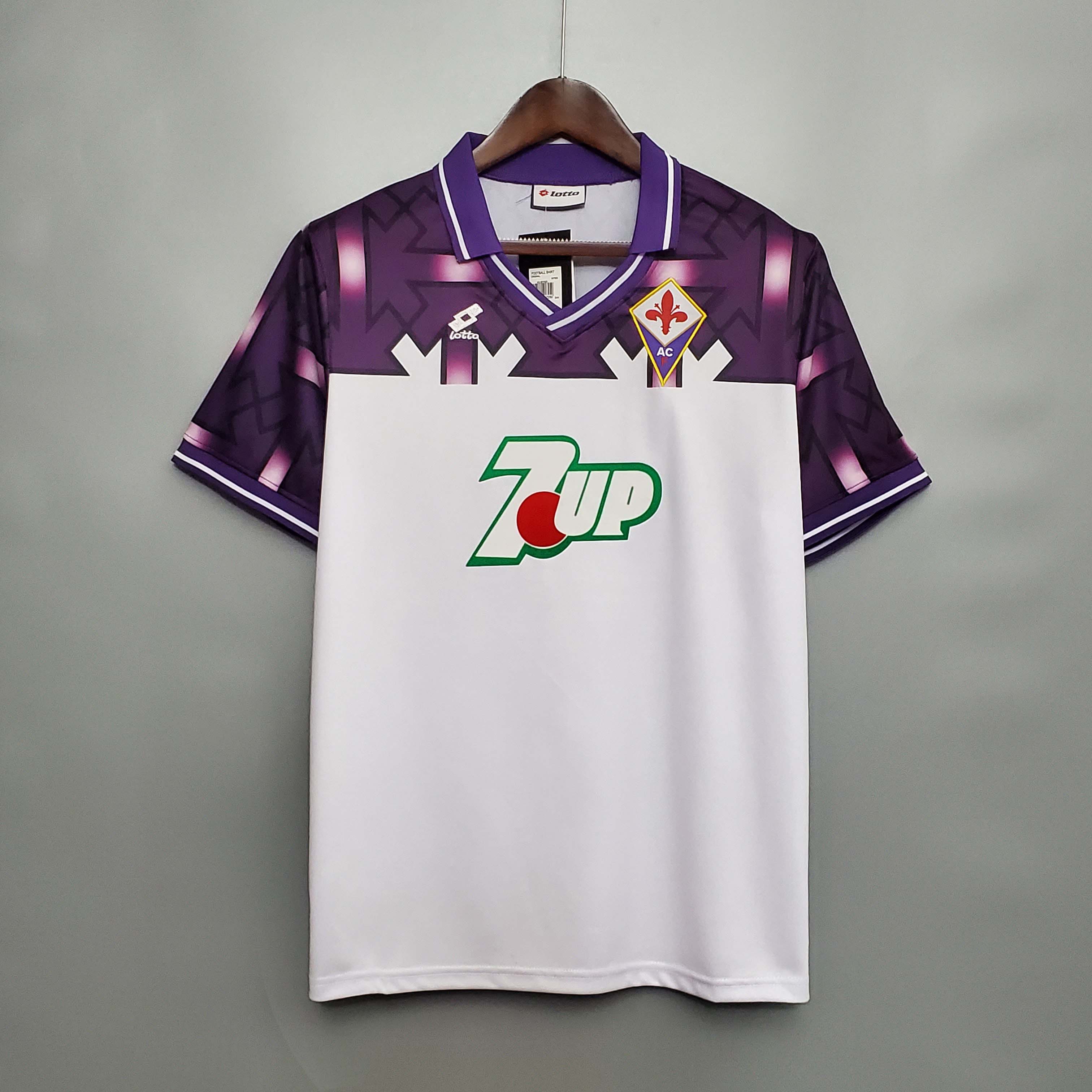 1992/1993 Retro Fiorentina Away Soccer Jersey 1:1 Thai Quality