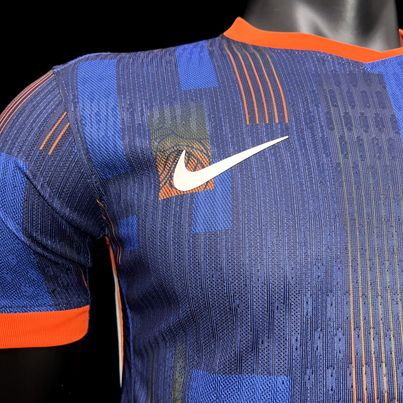 Netherlands Euro Away Jersey 鈥?Player Version 2024/25