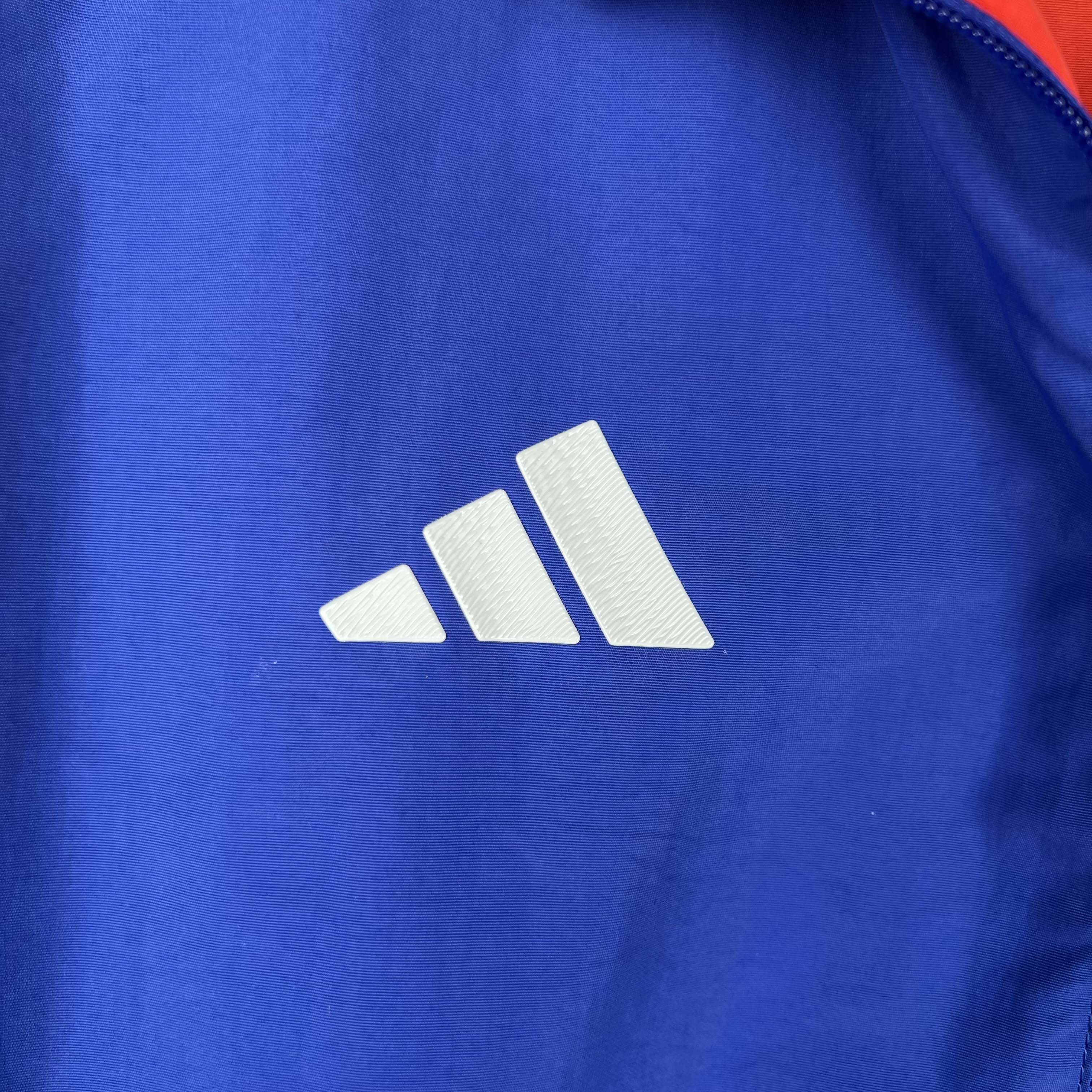 2023-2024 Flamengo CasuaI Reversible Windbreaker(Blue-red)Soccer Jersey 1:1 Thai Quality