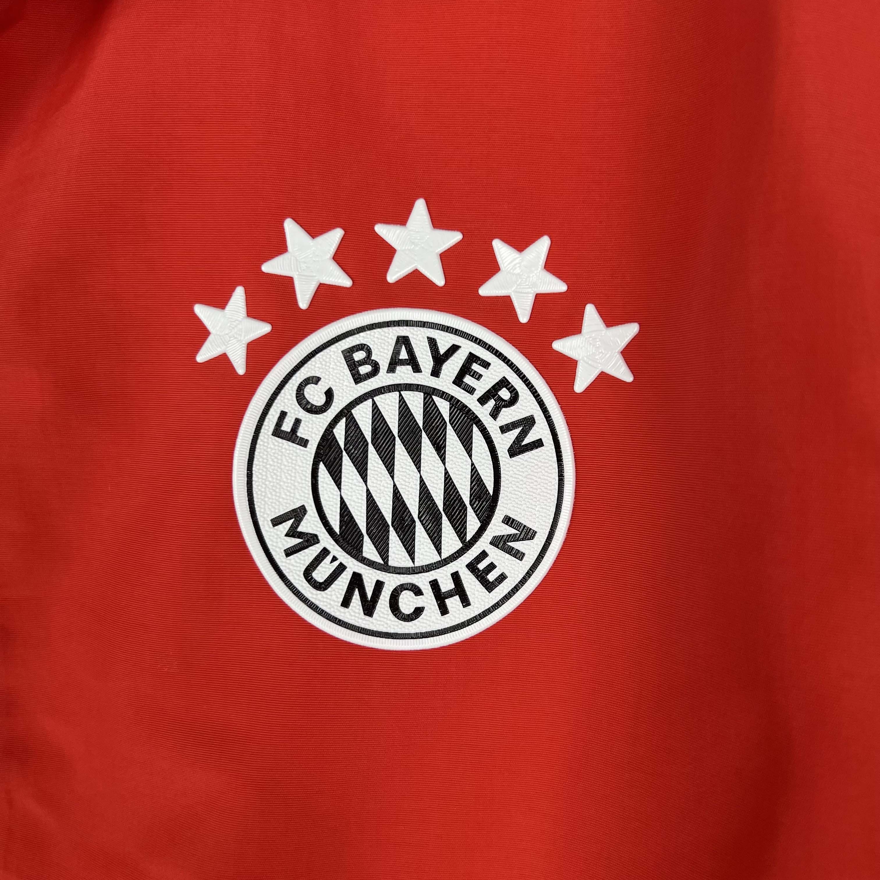 2023-2024 Bayern Munich Reversible Windbreaker (Red-white)Soccer Jersey 1:1 Thai Quality
