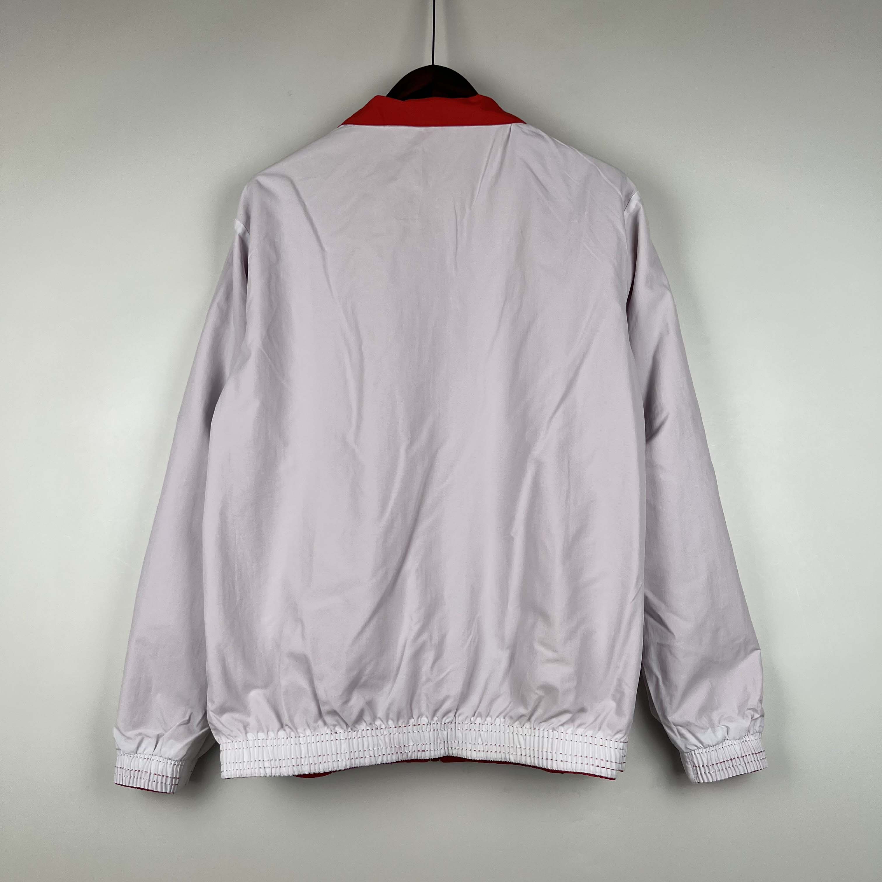 2023-2024 Bayern Munich Reversible Windbreaker (Red-white)Soccer Jersey 1:1 Thai Quality