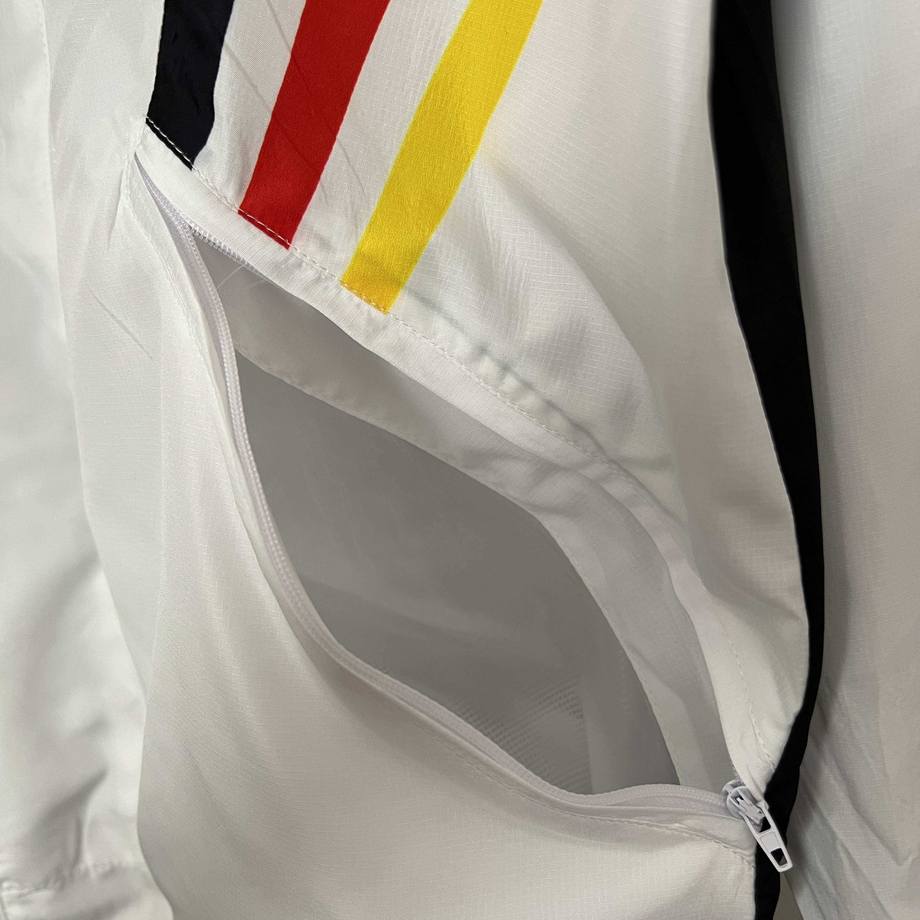 2024 Germany Windbreaker White Soccer Jersey