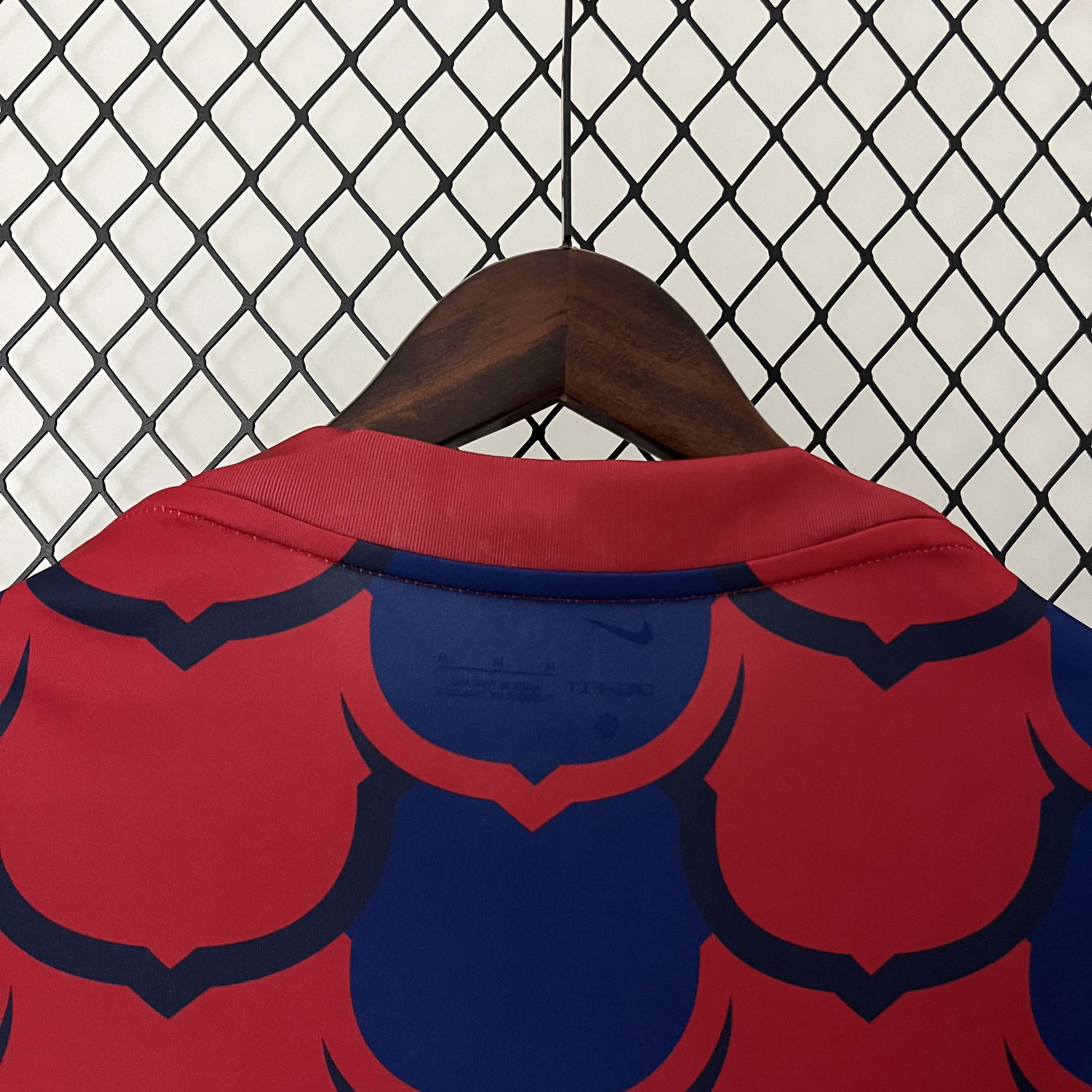 2024/2025 Barcelona Training Wear Red-blue Football Shirt 1:1 Thai Quality