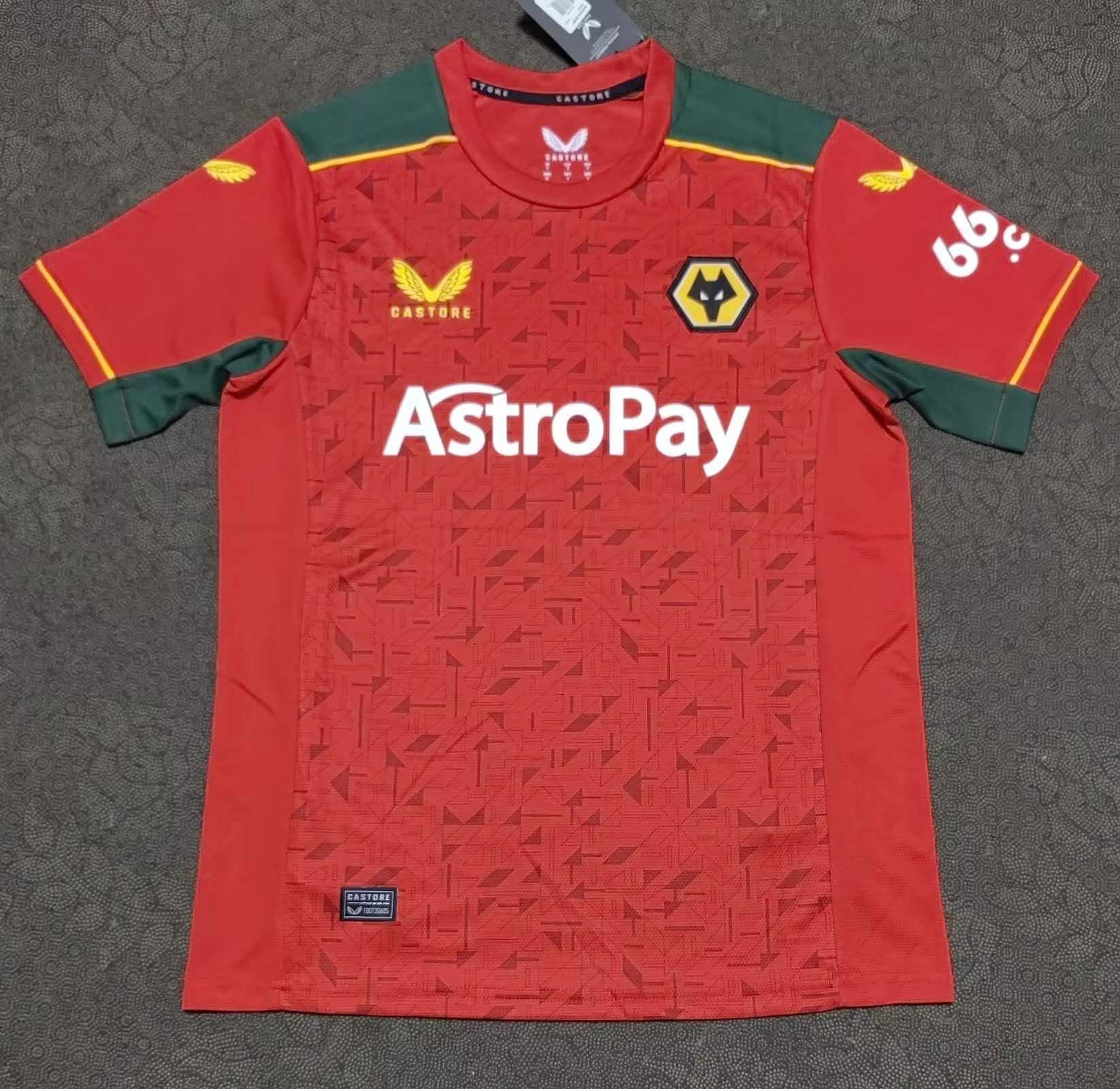 2023/2024 Wolverhampton Wanderers Away Football Shirt 1:1 Thai Quality