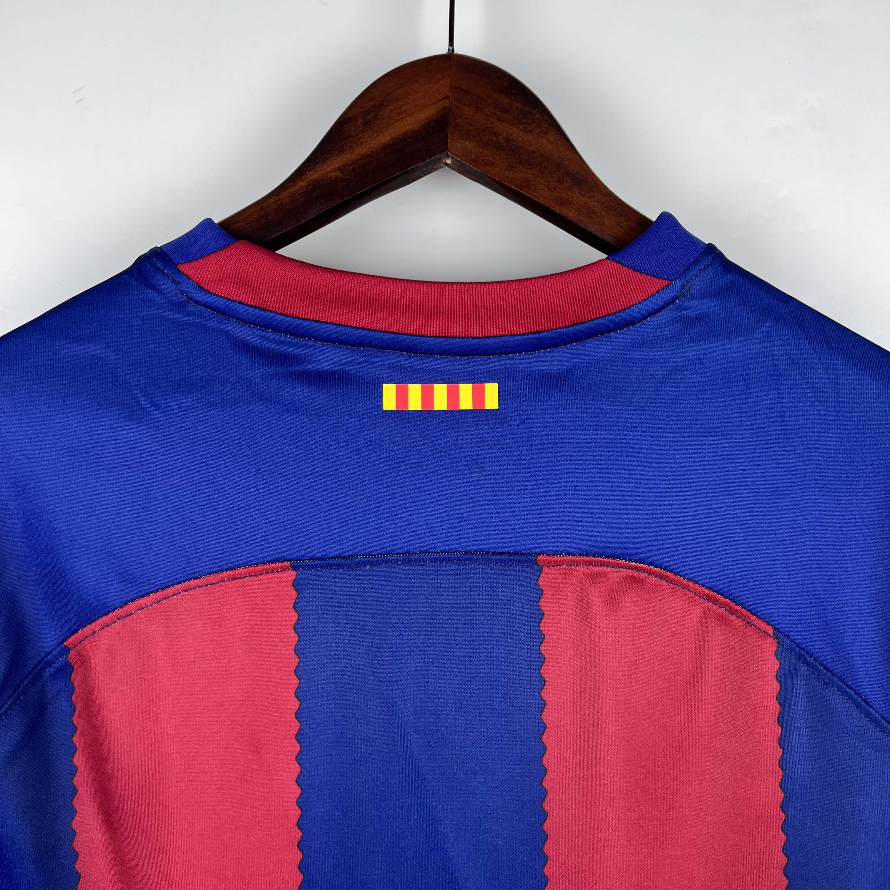 2023/2024 Long Sleeve Barcelona Home 1:1 Thai Quality