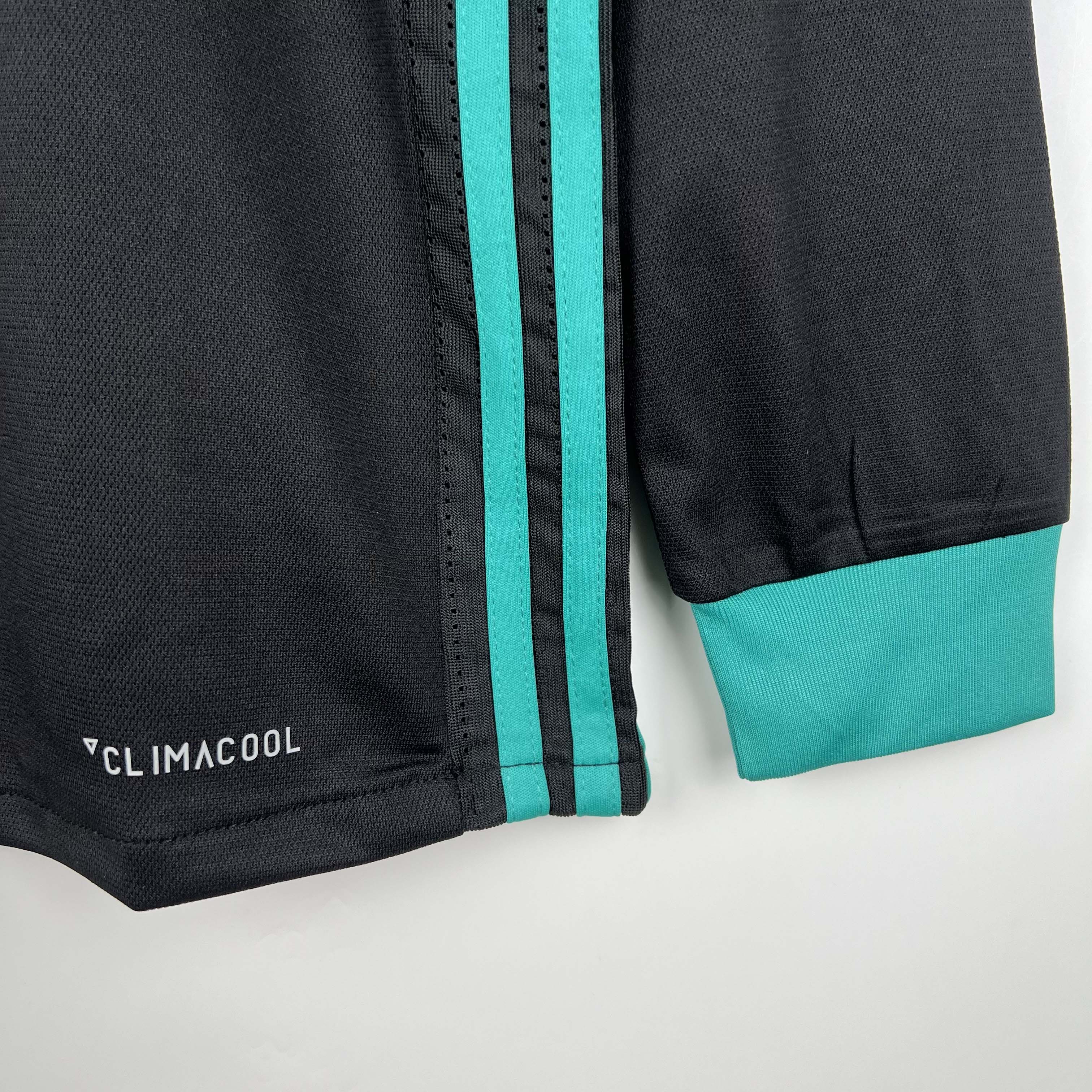 2017/2018 Retro Long Sleeve Real Madrid Away Football Shirt1:1 Thai Quality