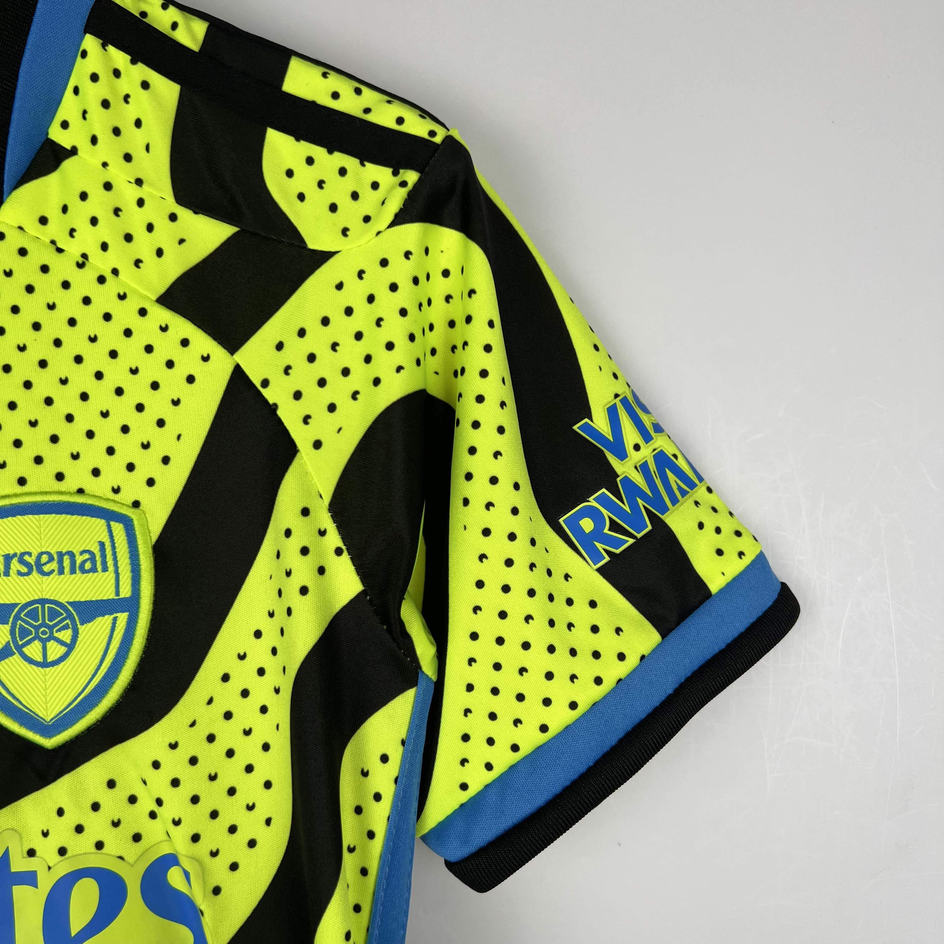 2023/2024 Arsenal Away Soccer Jersey Kids Size