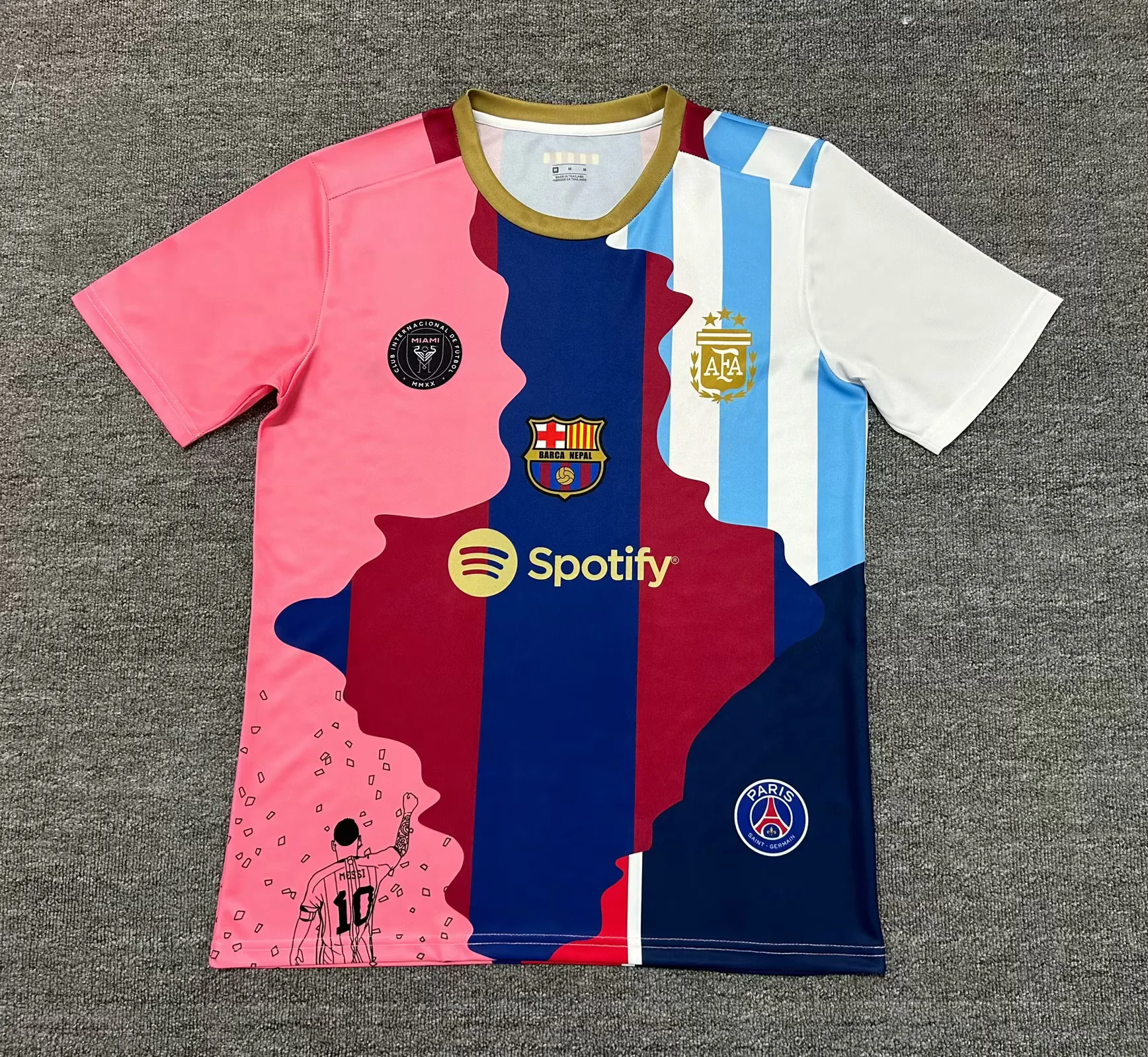 2025/2026 Barcelona Messi Commemorate Version Soccer Jersey 1:1 Thai Quality