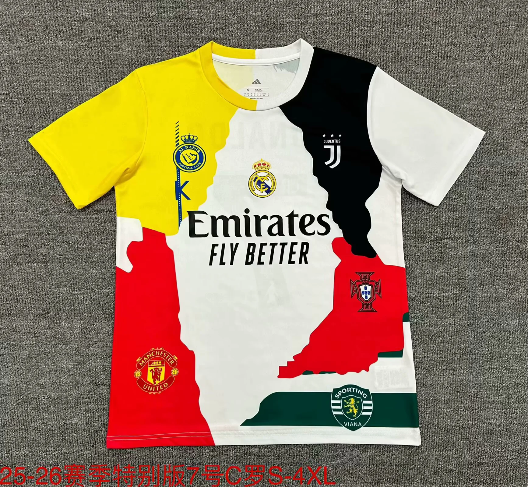 2025/2026 CR7 7 Number Special Version Football Shirt 1:1 Thai Quality