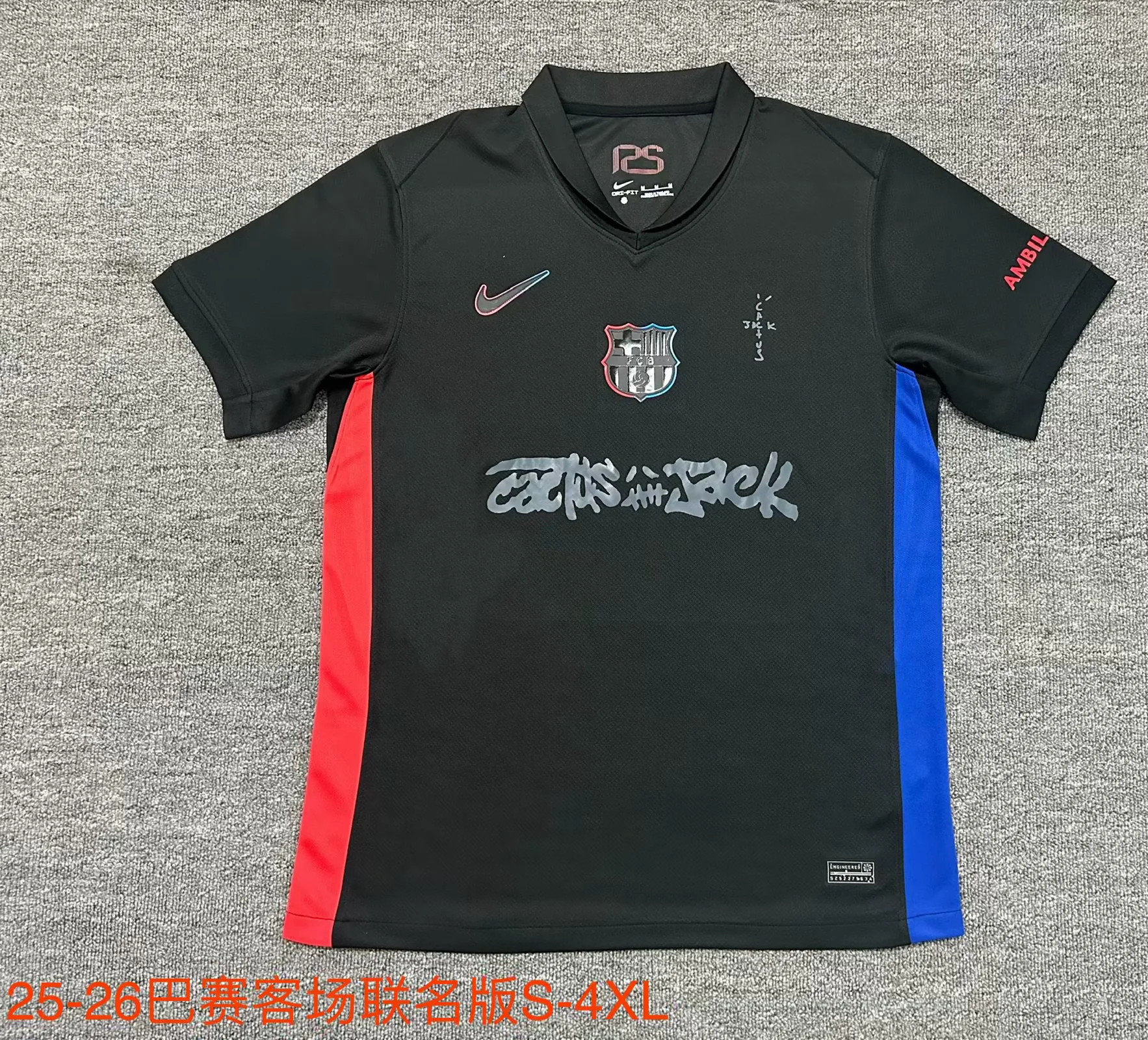 2025/2026 Barcelona Cobranded Version Away Soccer Jersey 1:1 Thai Quality