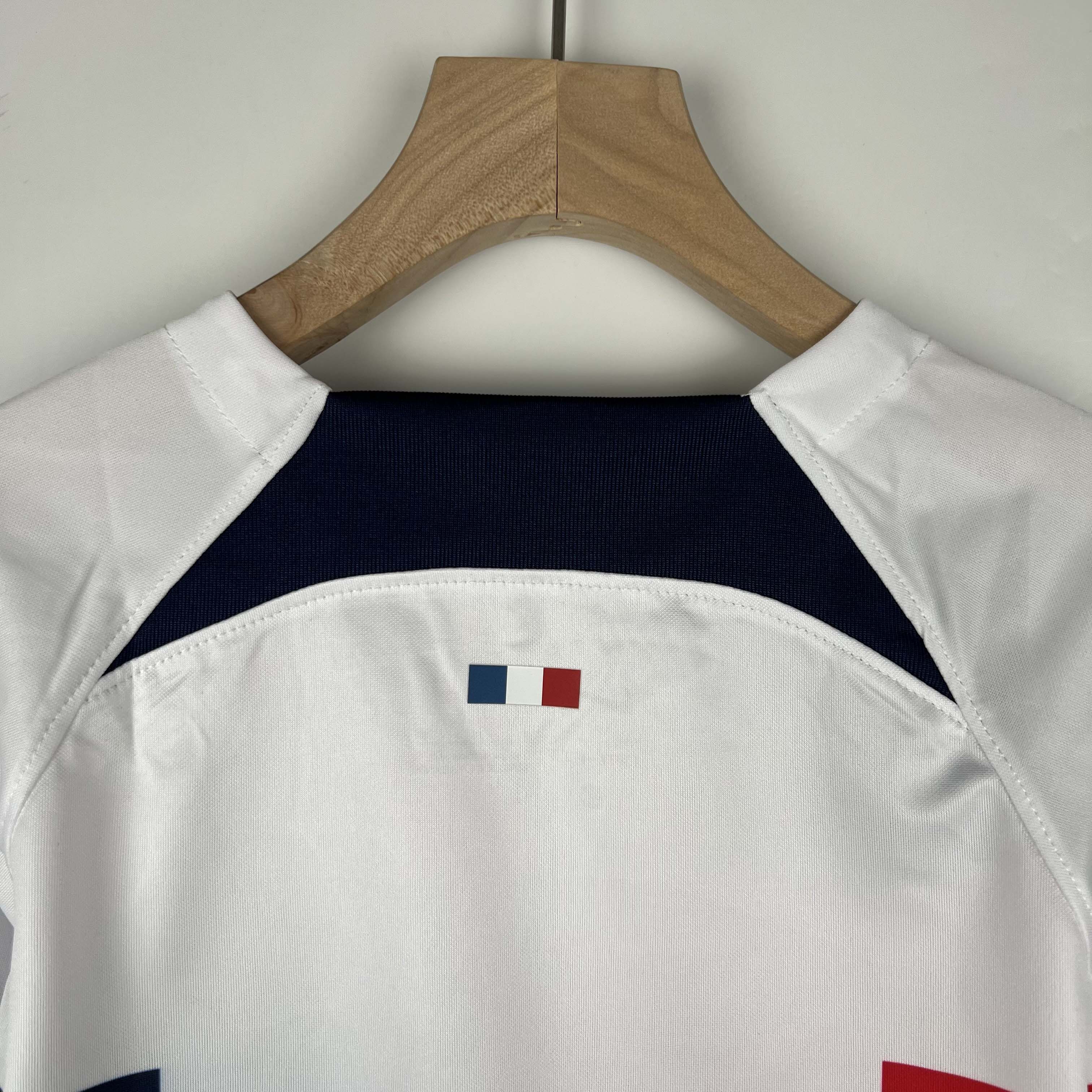 2023/2024 Psg Paris Saint-Germain Away Football Shirt 1:1 Thai Quality Kids Size