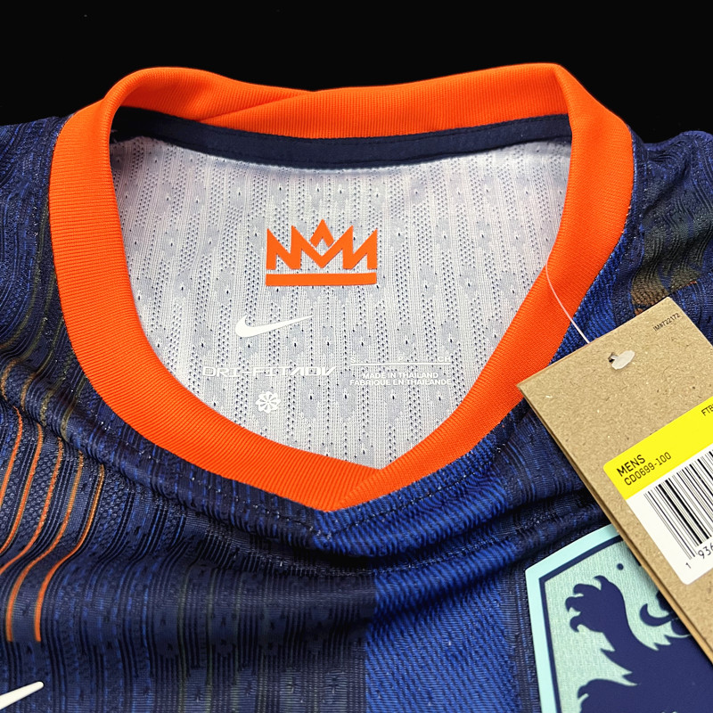 Netherlands Euro Away Jersey 鈥?Player Version 2024/25
