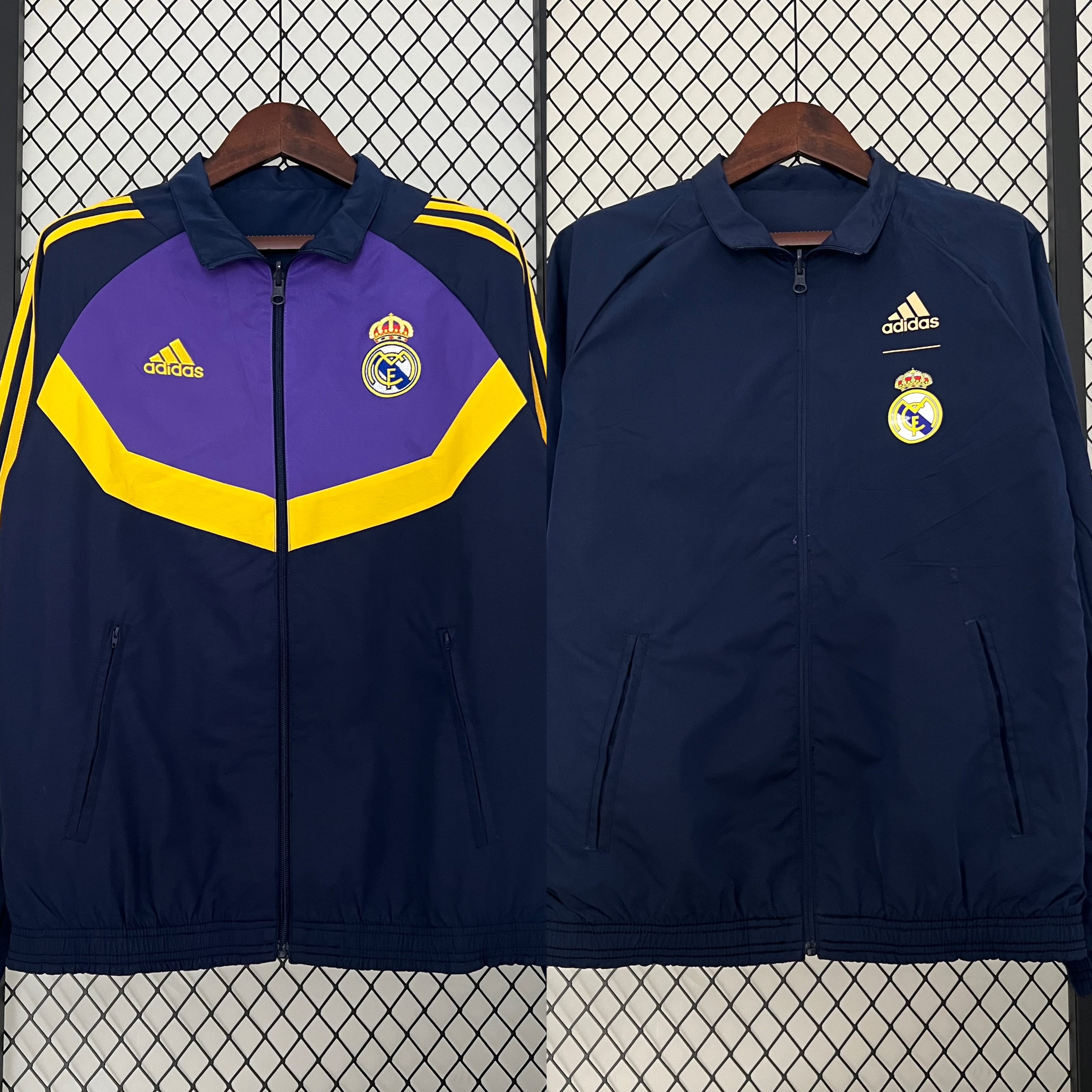 2024-25 Real Madrid Trench Coat Reversible