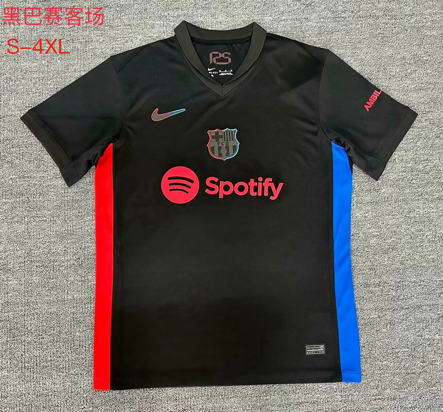 2025/2026 Barcelona Away  Black Football Shirt 1:1 Thai Quality