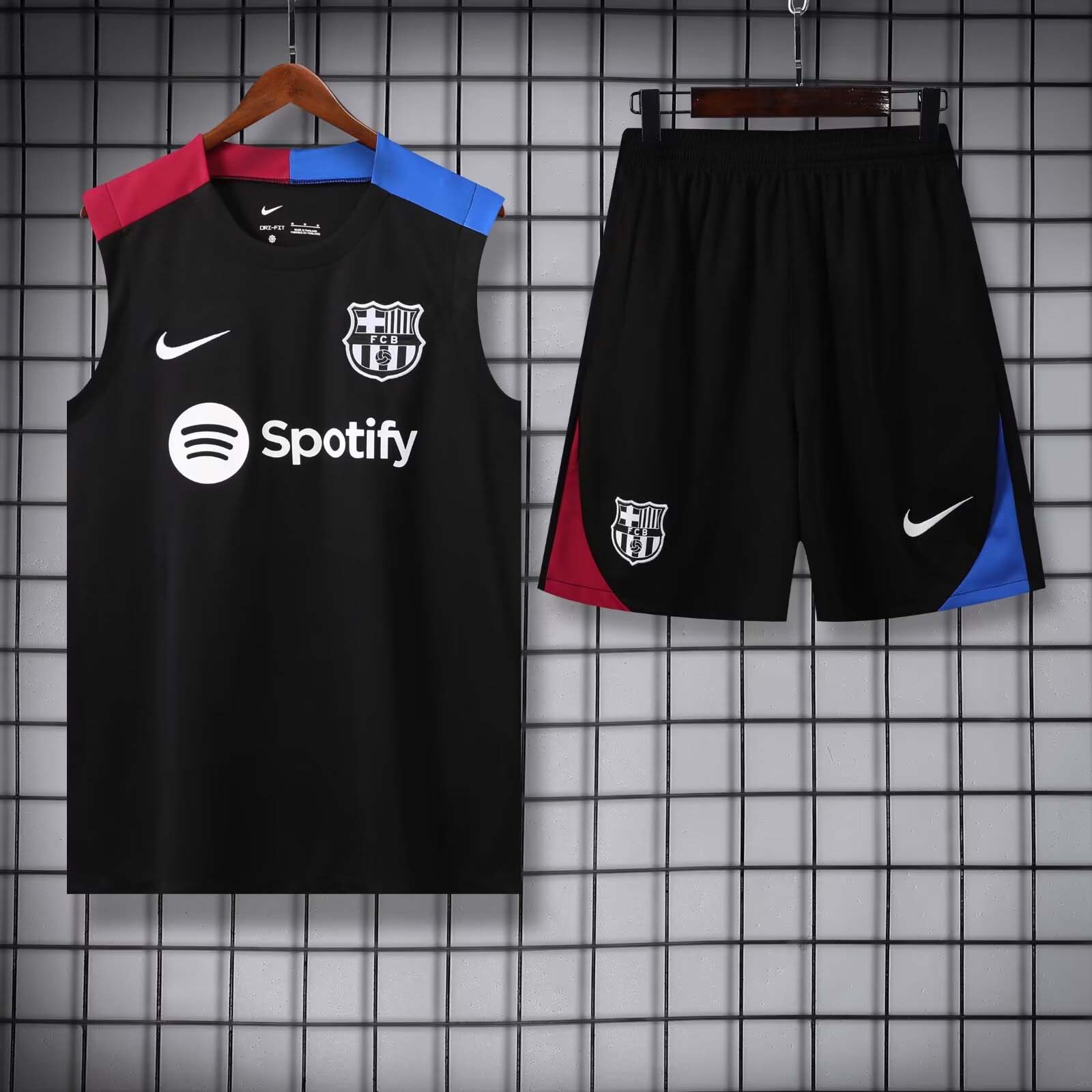2024/2025 Barcelona Sleeveless Training Wear Football Shirt 1:1 Thai Quality