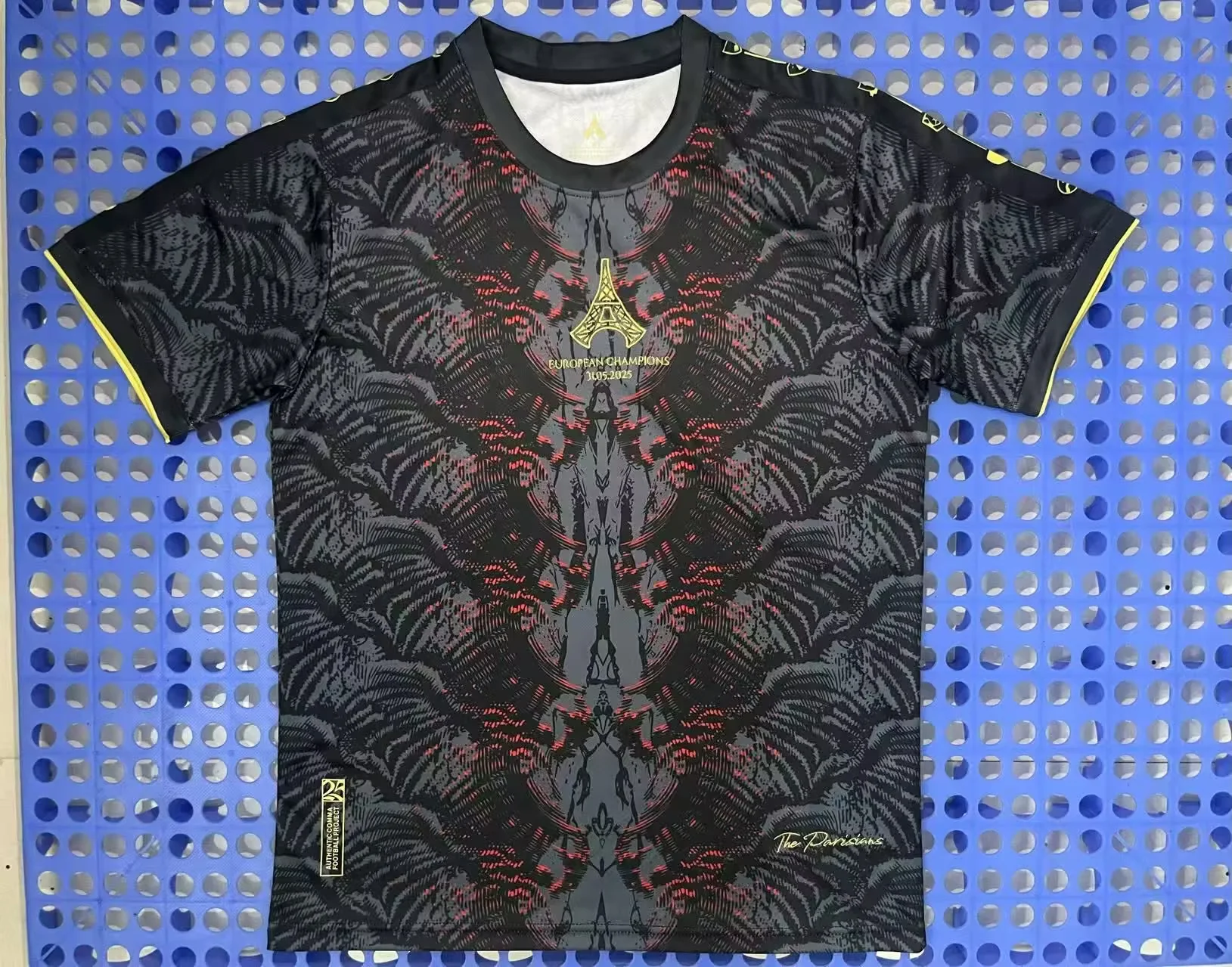 2025 Psg Paris Champion Version Grey Home Soccer Jersey 1:1 Thai Quality