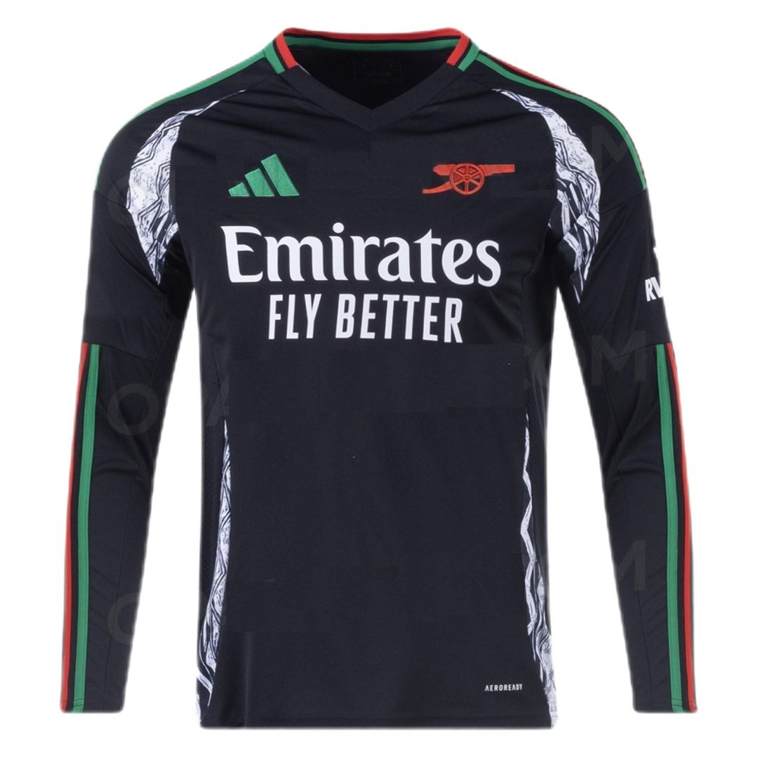 Arsenal Away Long Sleeve Jersey_2024_25