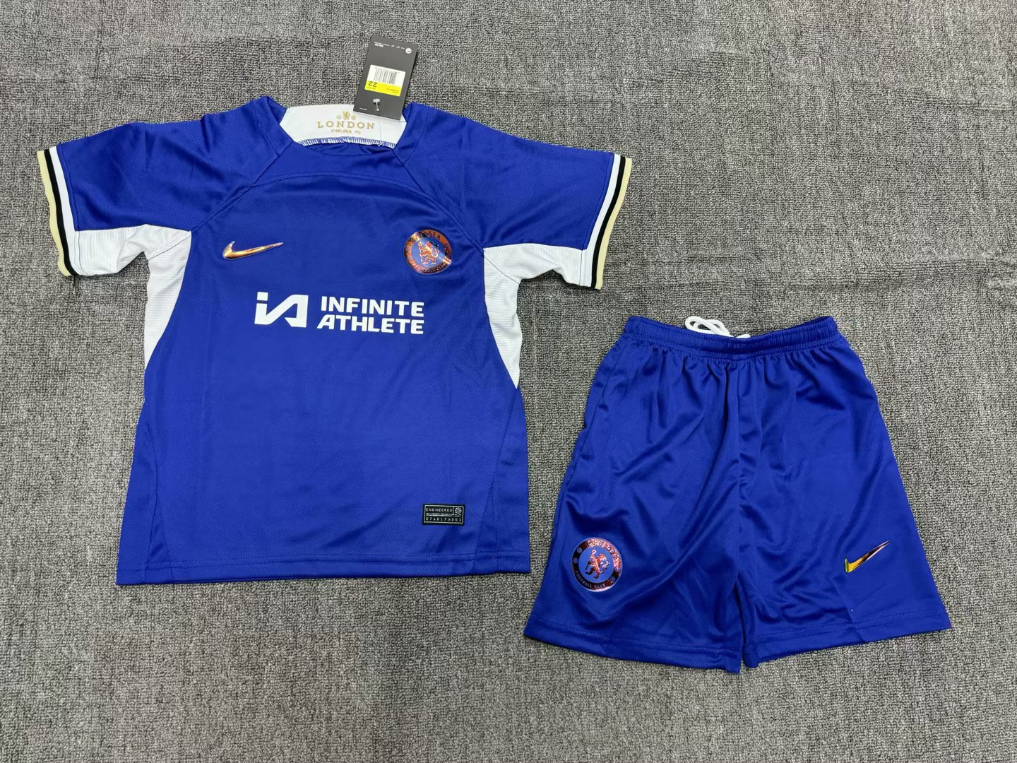 2023/2024 Chelsea Home Football Jersey Kids Size (Have sponsors)