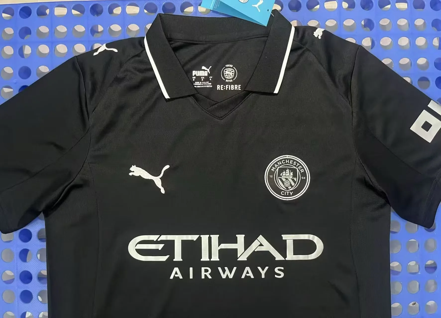 2025 Manchester City third  Black Football Shirt 1:1 Thai Quality