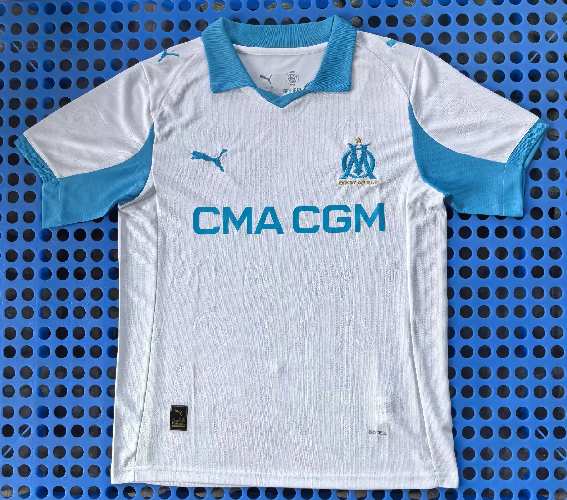 2025 Olympique de Marseille Home White Football Shirt 1:1 Thai Quality