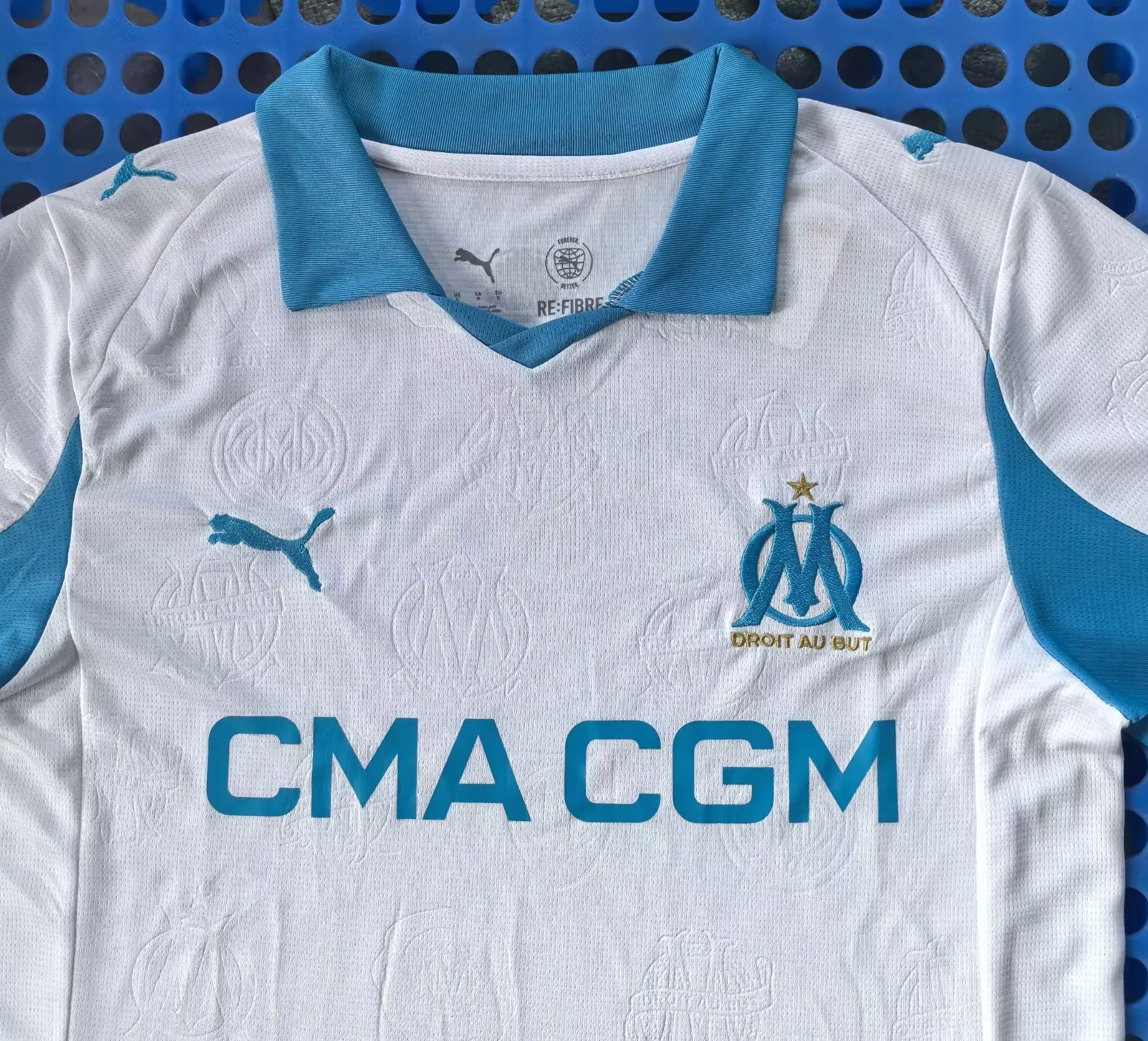 2025 Olympique de Marseille Home White Football Shirt 1:1 Thai Quality