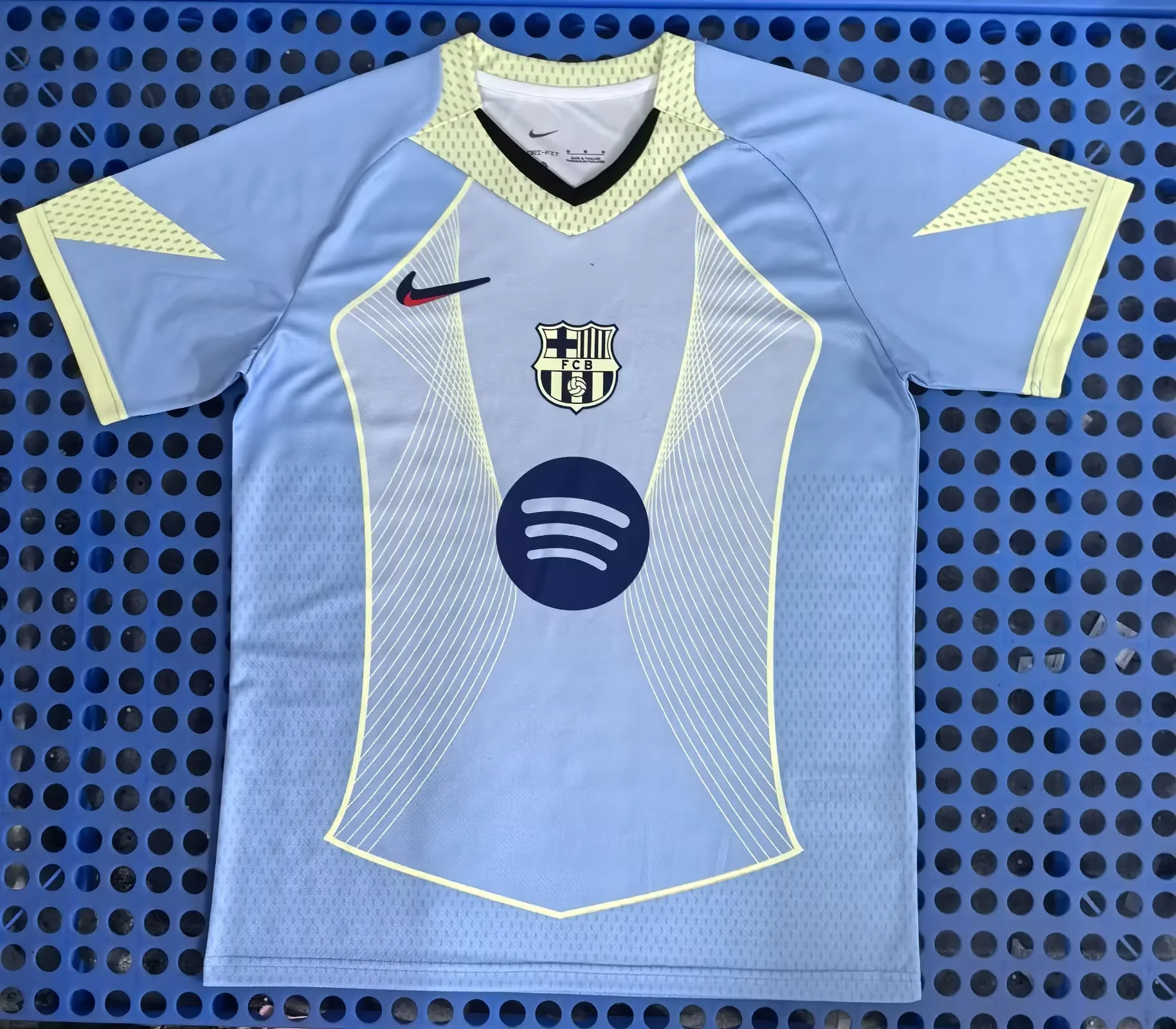 2025/2026 Barcelona Special Edition Lake Blue Football Shirt 1:1 Thai Quality