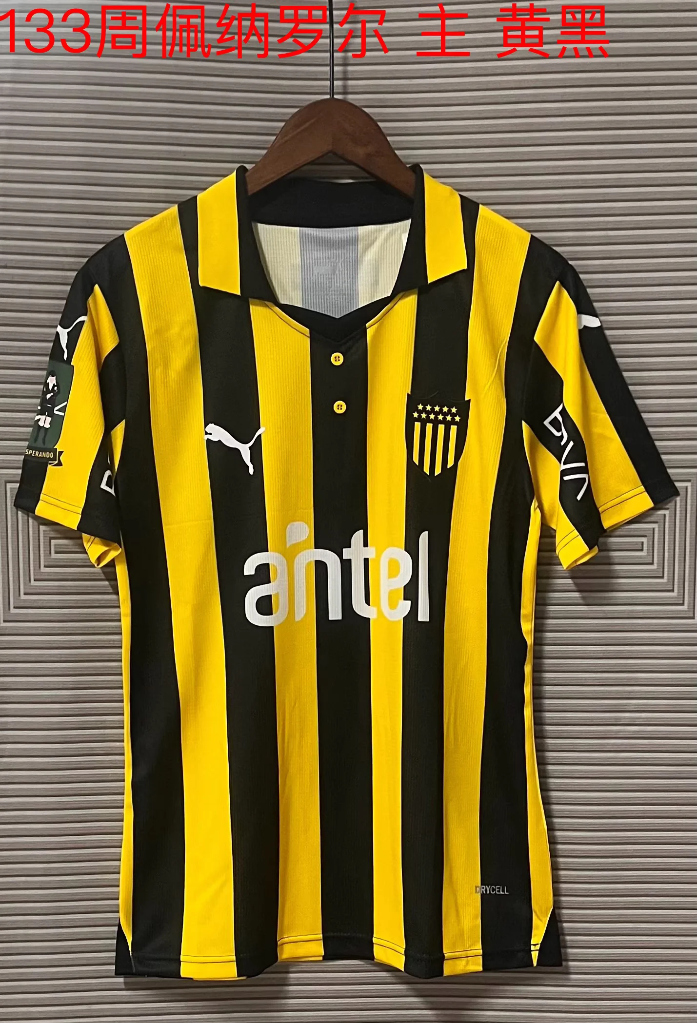 2026 Penarol 133 Anniversary Commemorat Yellow Black Soccer jersey 1:1
