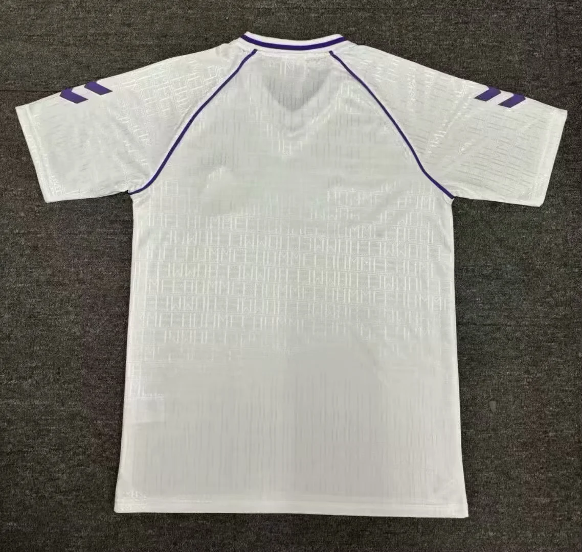 1990/91 Retro Real Madrid Home White Football Shirt1:1 Thai Quality