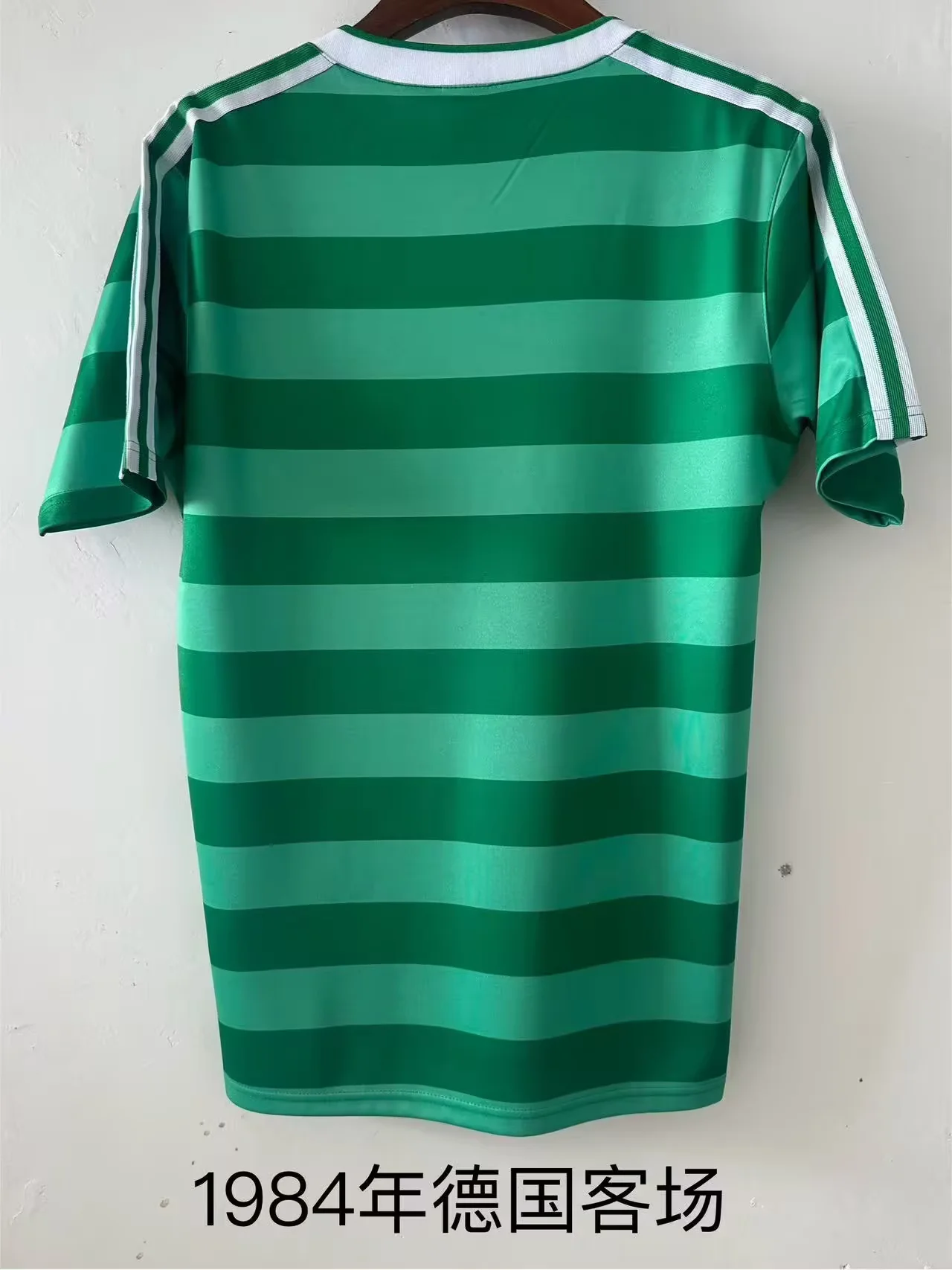 1984 Retro Germany Away Green Soccer Jersey