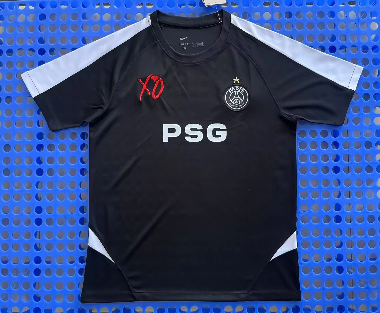 2025 Psg Paris Special Edition Champion XO Home Black Soccer Jersey 1:1 Thai Quality