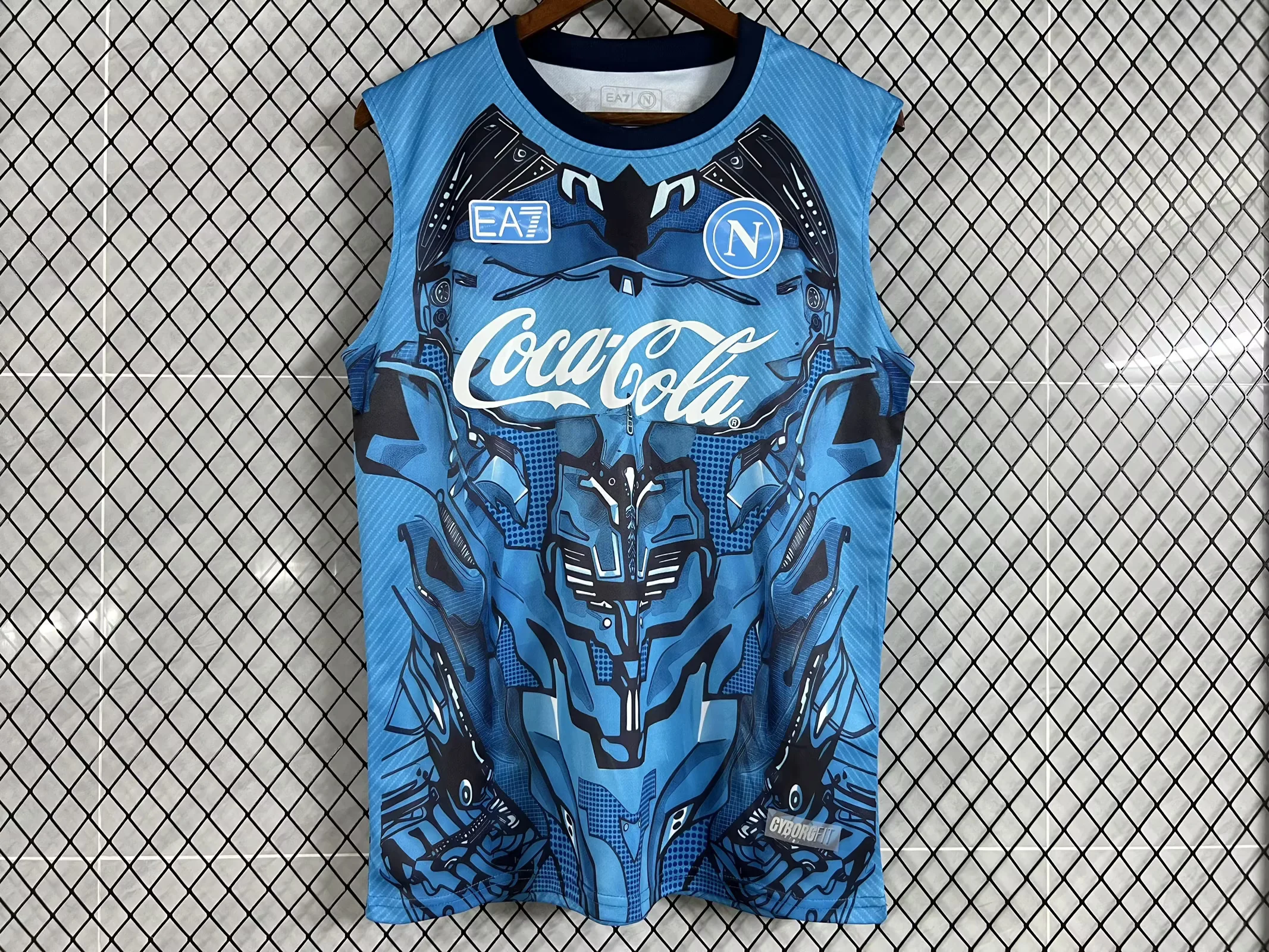 2025/2026 Napoli Training levver Vest Blue Soccer Jersey 1:1 Thai Quality