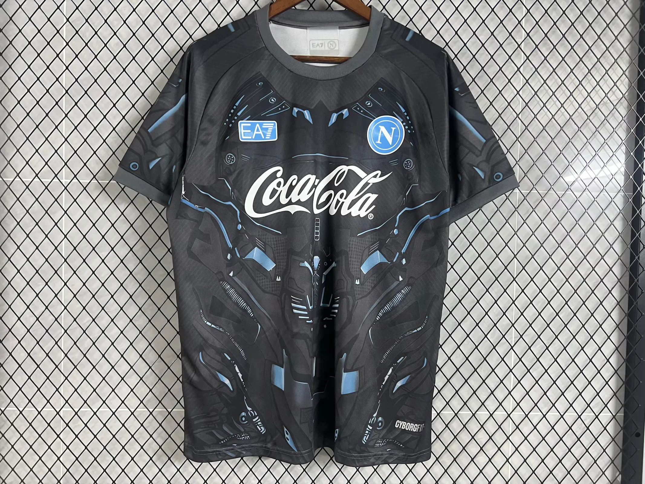 2024/2025 Napoli Training Wear Dark gray Soccer Jersey 1:1 Thai Quality