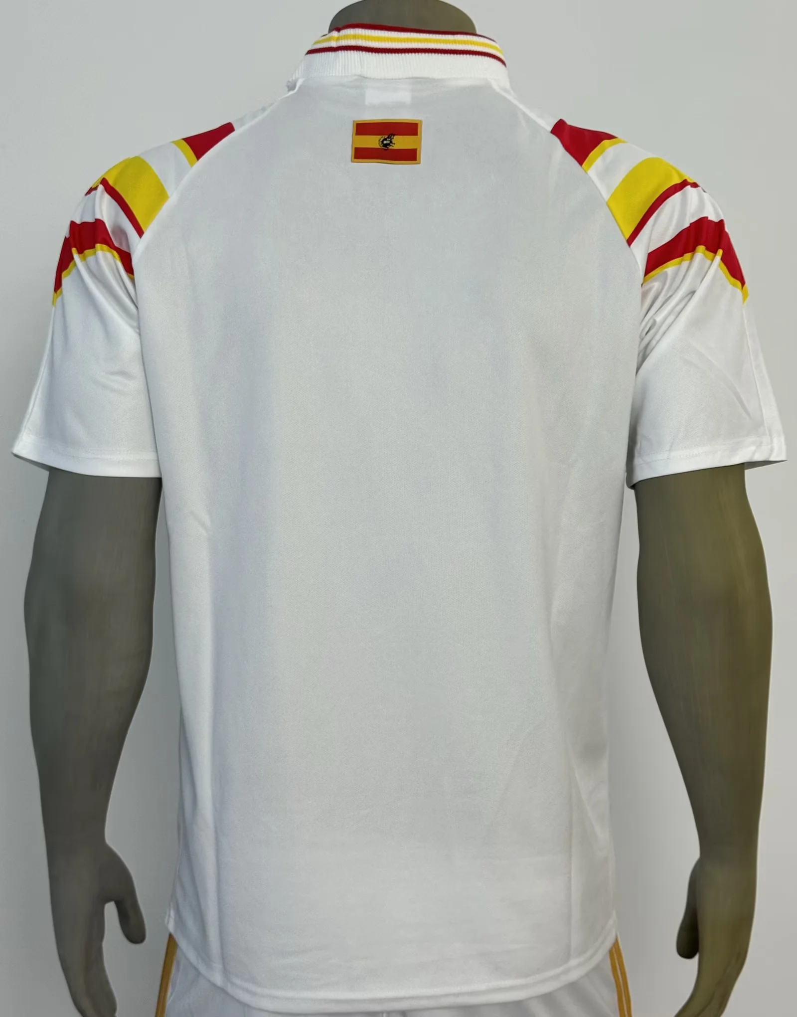 1996 Retro Spain Away White Football Shirt 1:1 Thai Quality